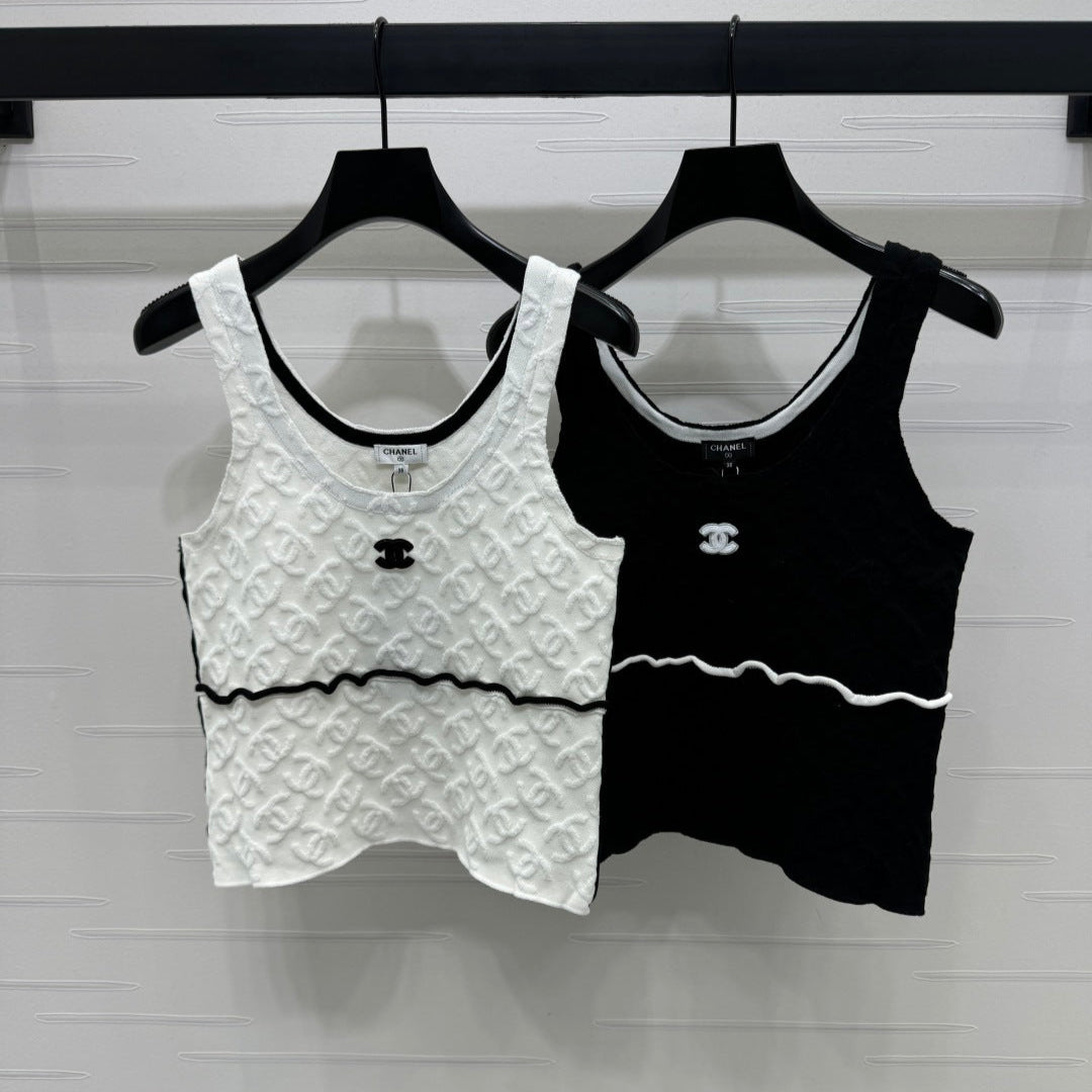 Chanel 25 Monogram Cotton Tank Top