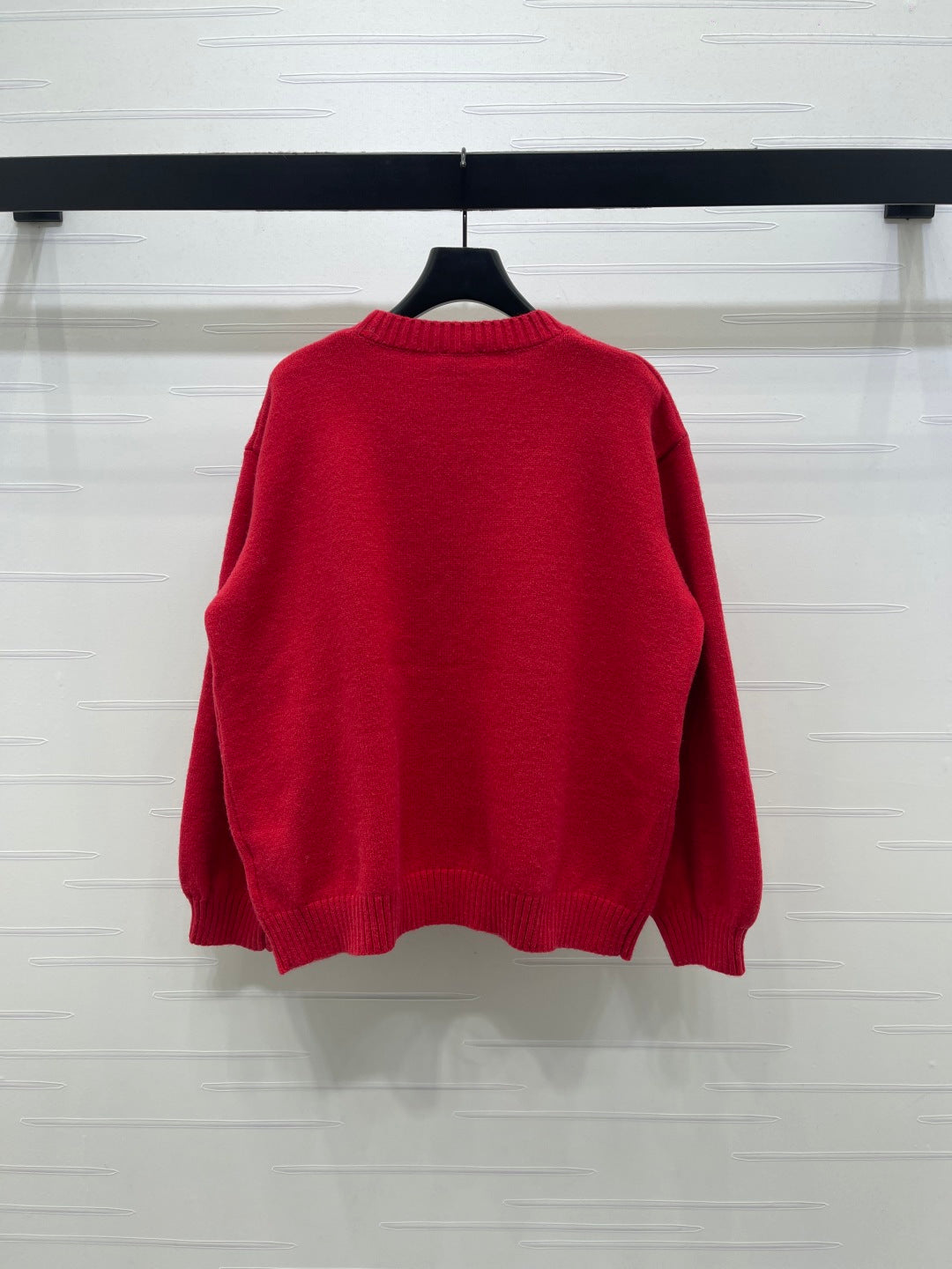 CC 26 Bow Tie Pullover Sweater Red Wool 331564