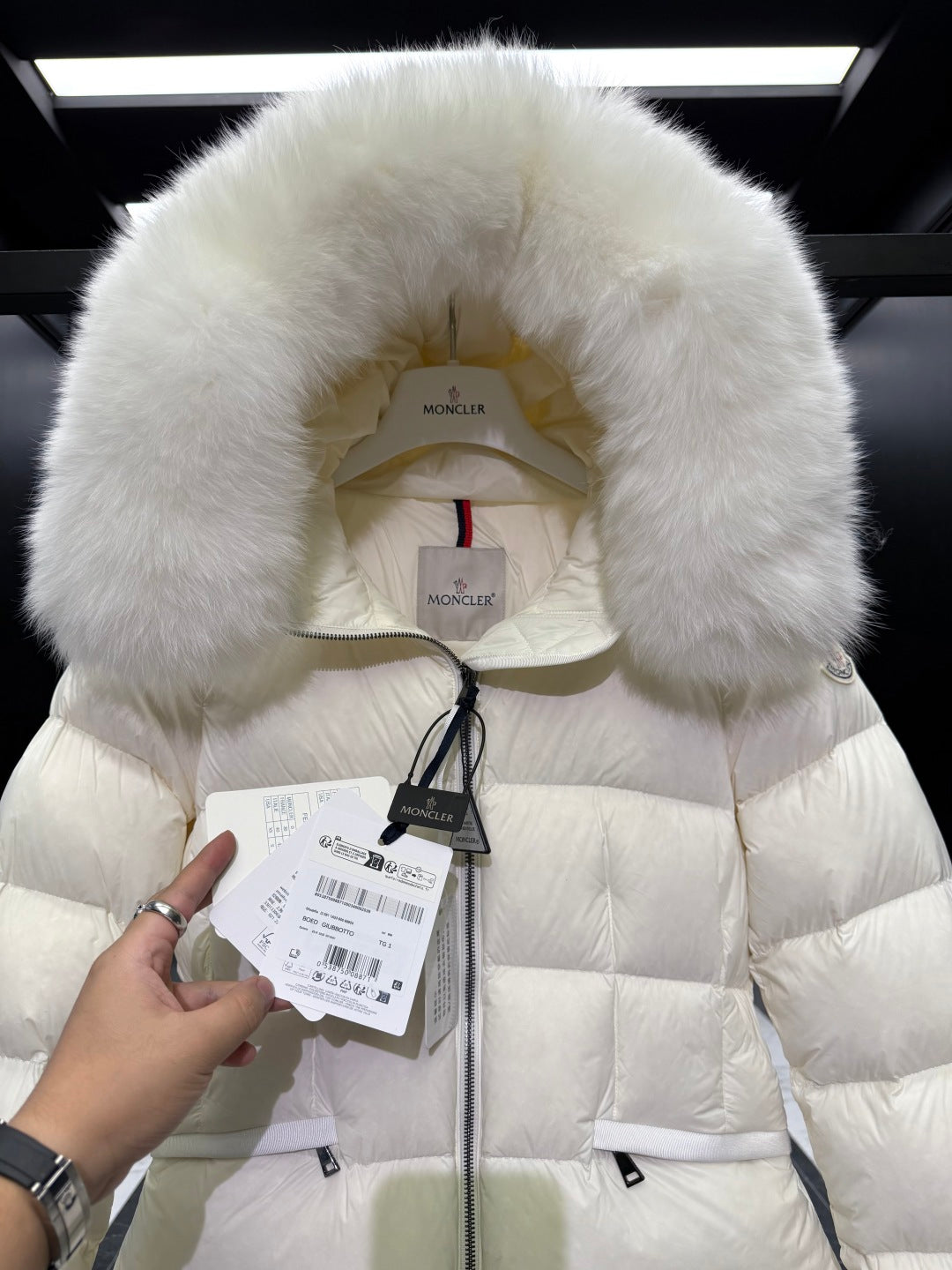 MC 25 Down Jacket White Polyester 0010