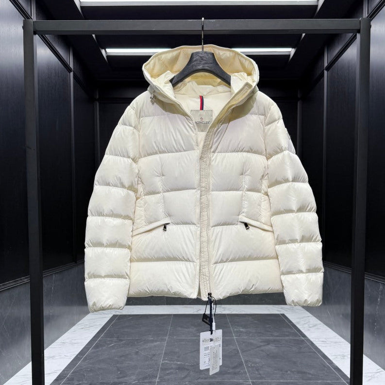MC 25 Down Jacket Ivory White Polyester 0019