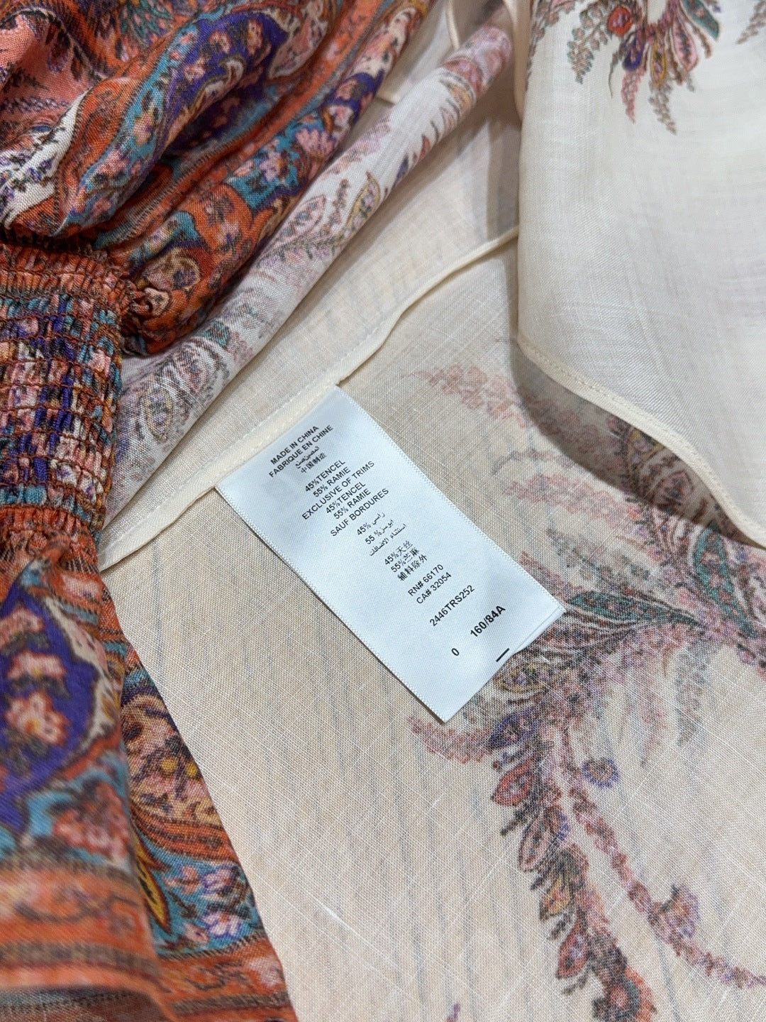 Zimmermann Blouse 25 Linen Silk 028