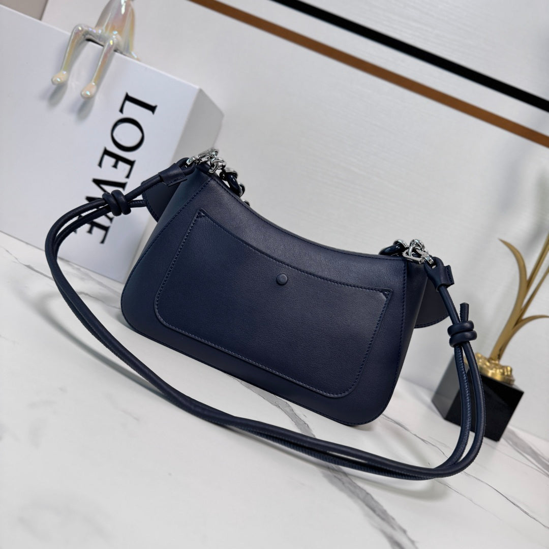 Loewe 2025 Ola 26 Bag Blue Smooth Calfskin 274666