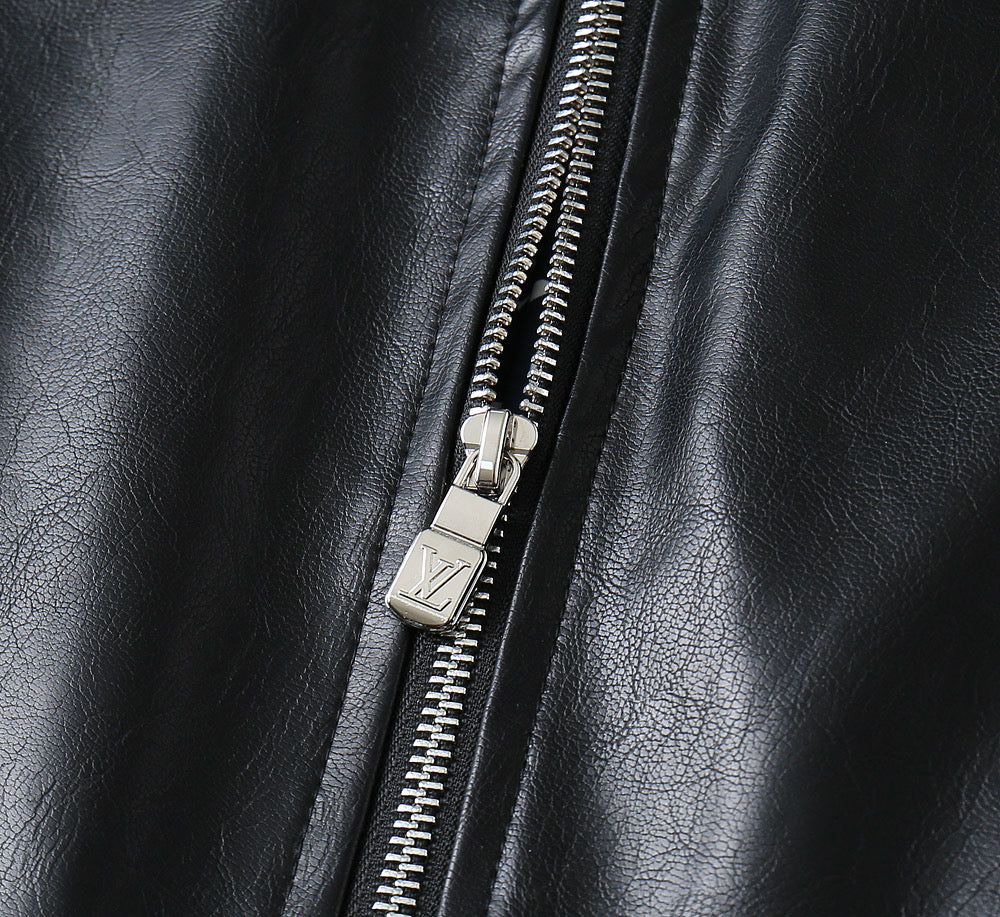 LV SHIRT JACKET IN BLACK SMOOTH LAMBSKIN 238977