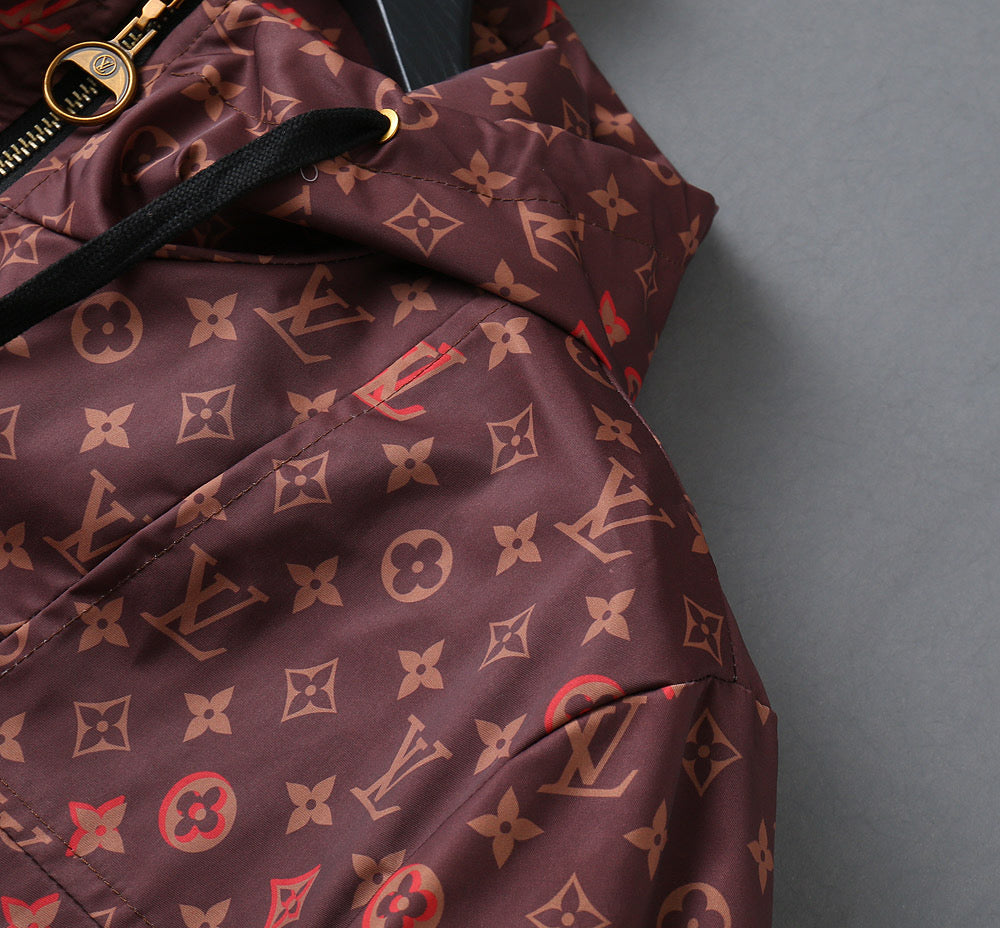 LV HOODED JACKET CONGO BROWN 238978