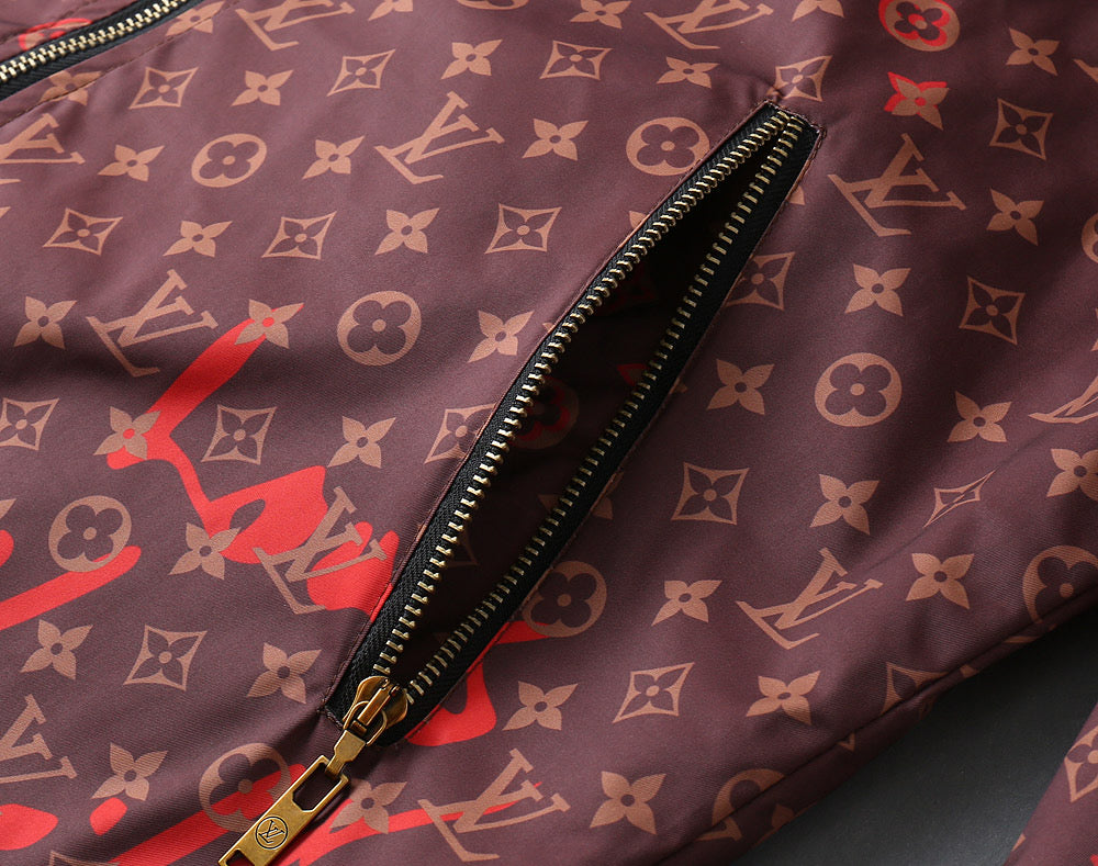 LV HOODED JACKET CONGO BROWN 238978