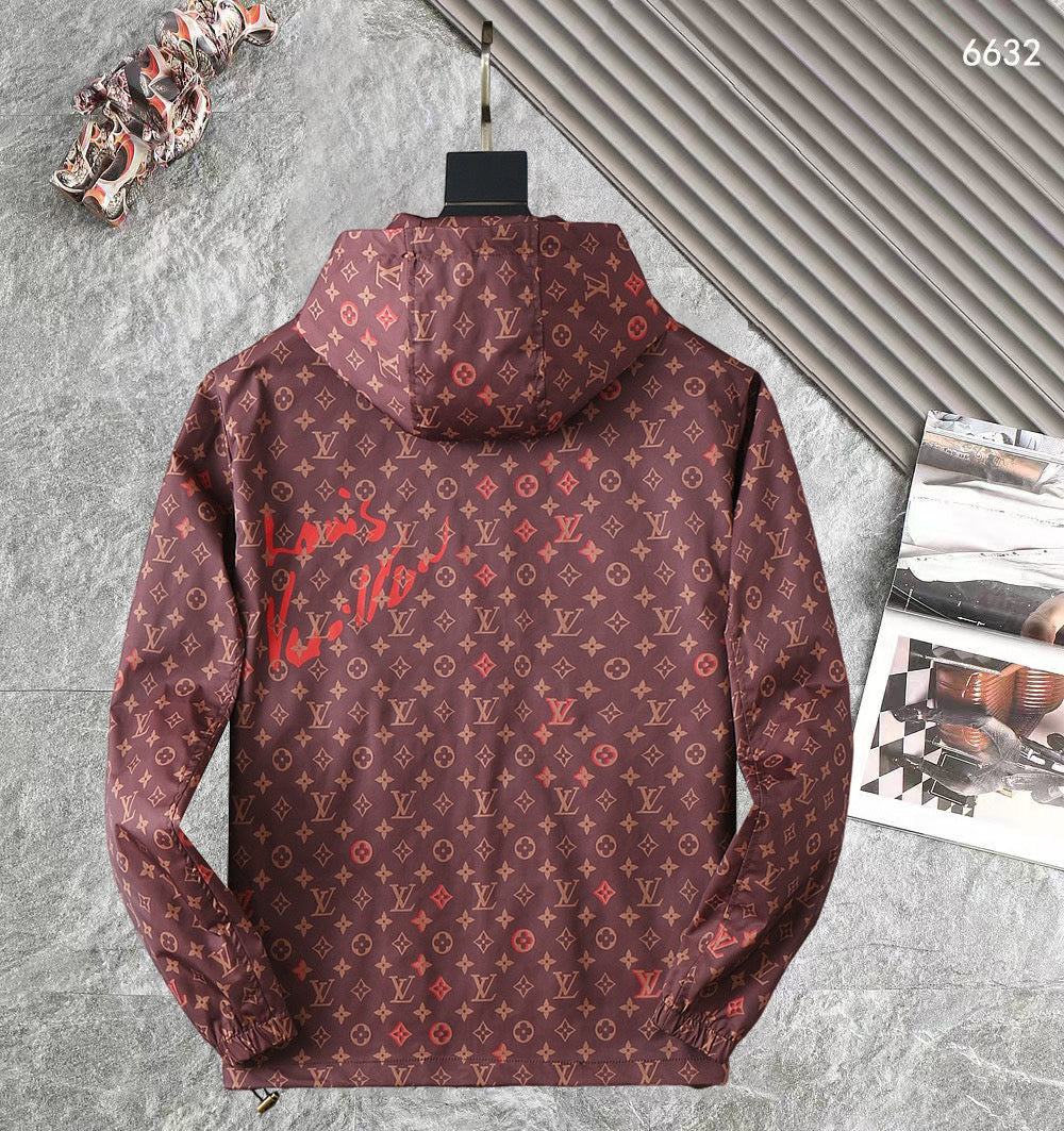 LV HOODED JACKET CONGO BROWN 238978