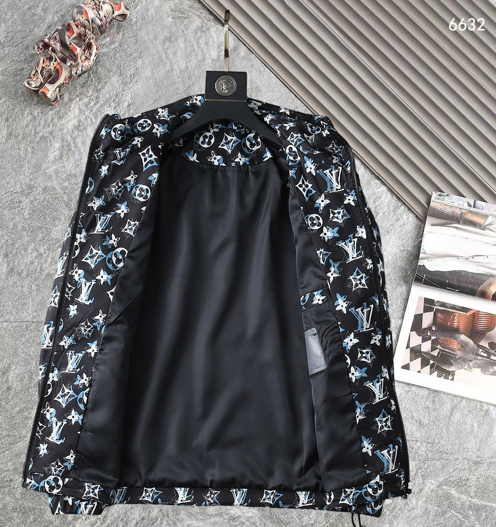 LV HOODED JACKET BLACK MONOGRAM 238982