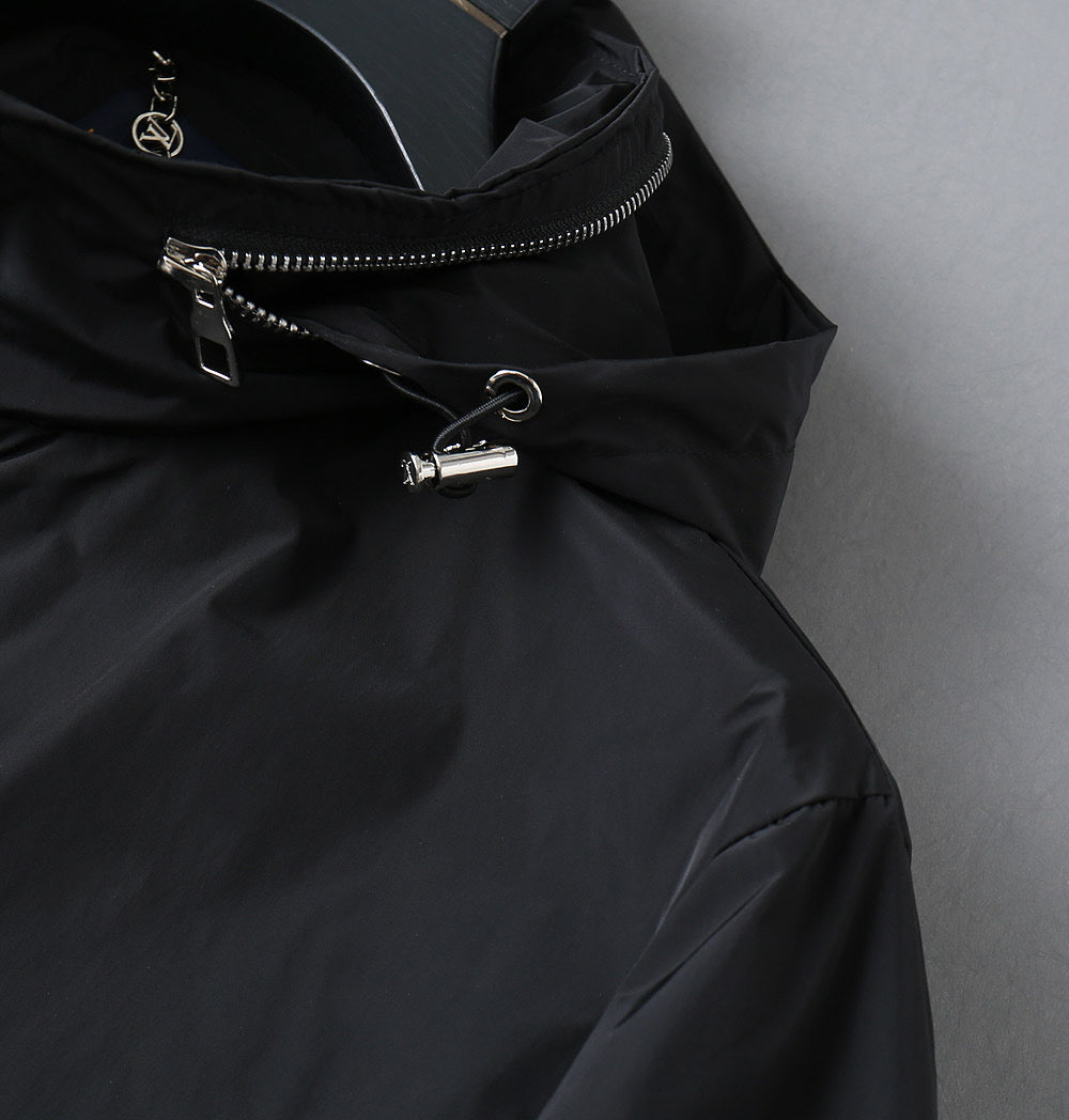 LV HOODED JACKET BLACK 238987