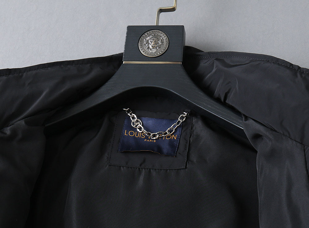 LV HOODED JACKET BLACK 238987