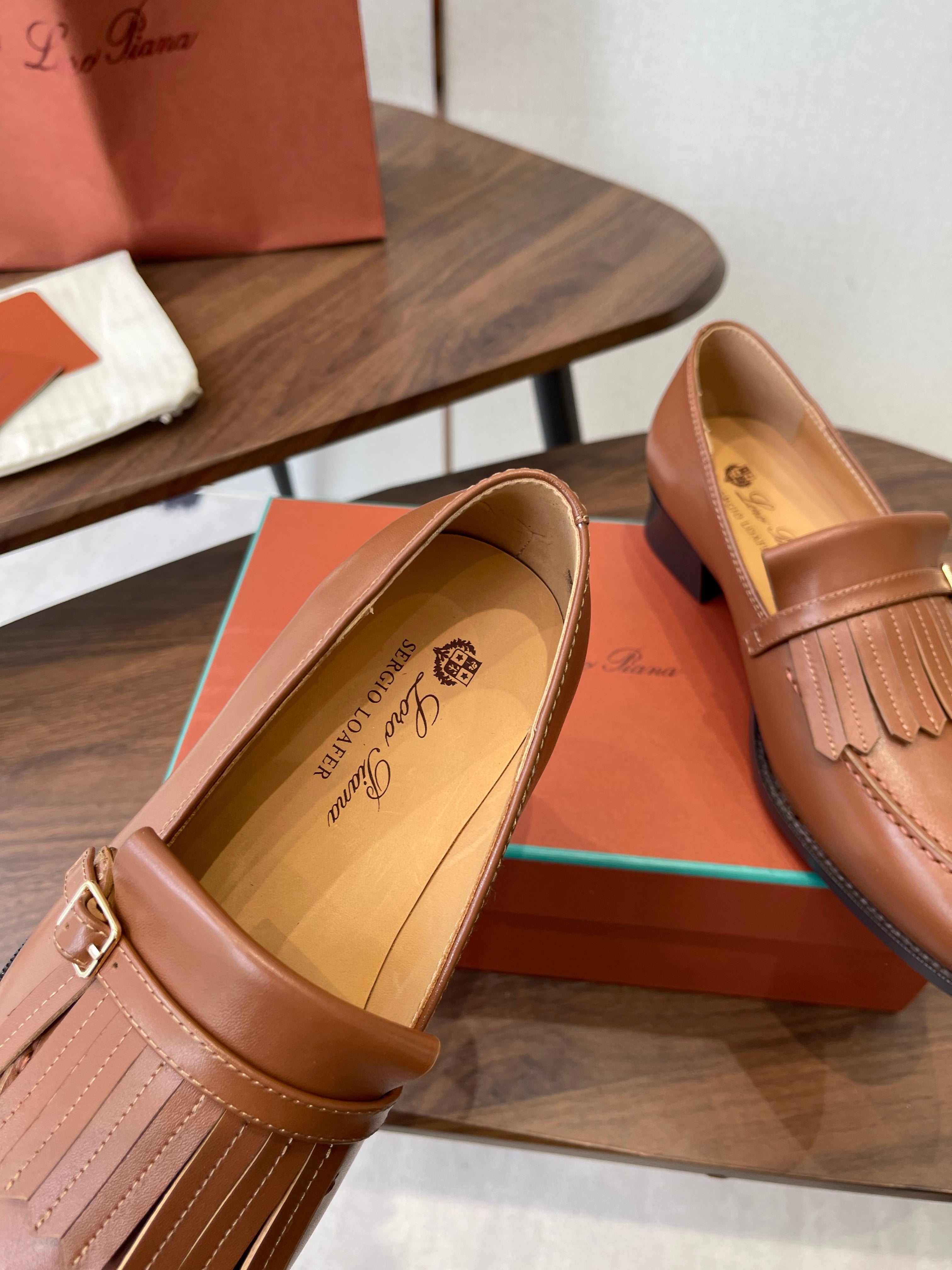 LP 26SS Loafers Brown Lambskin 579619