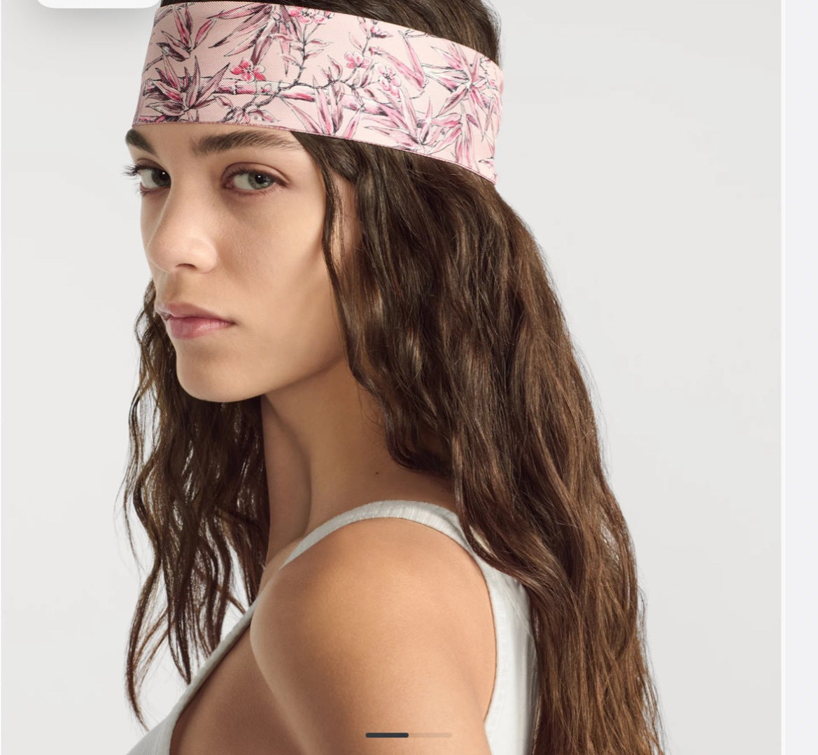 CD Twilly Mini Scarf 105cm Pink Mulberry Silk 924767