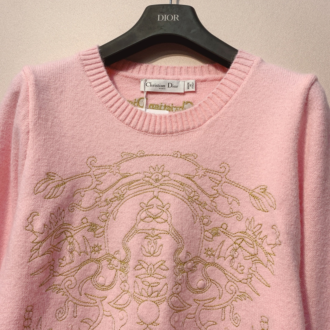 CD 25 Knit Sweater Pink Wool 320040