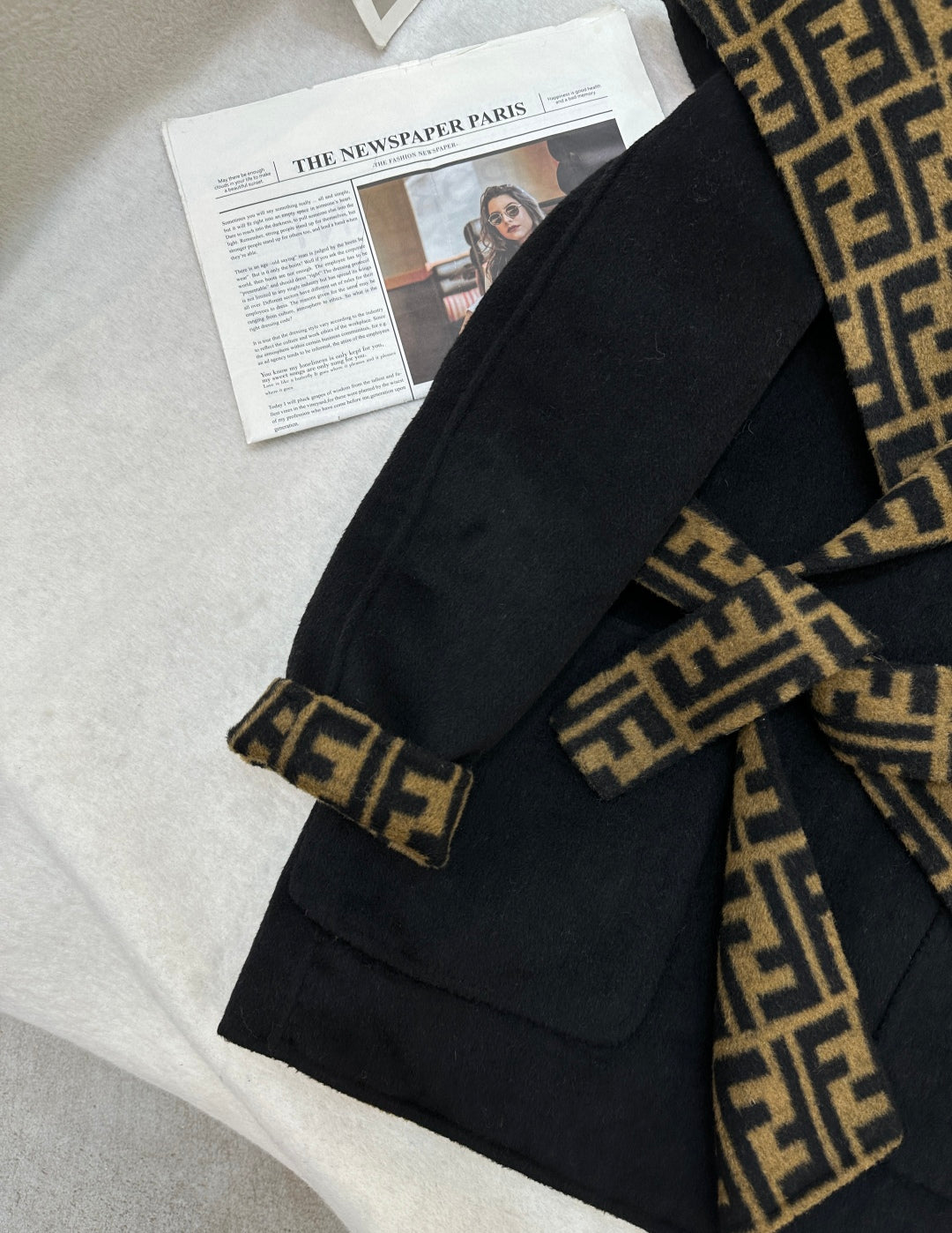 Fendi 25 Jacket Black Wool 0013