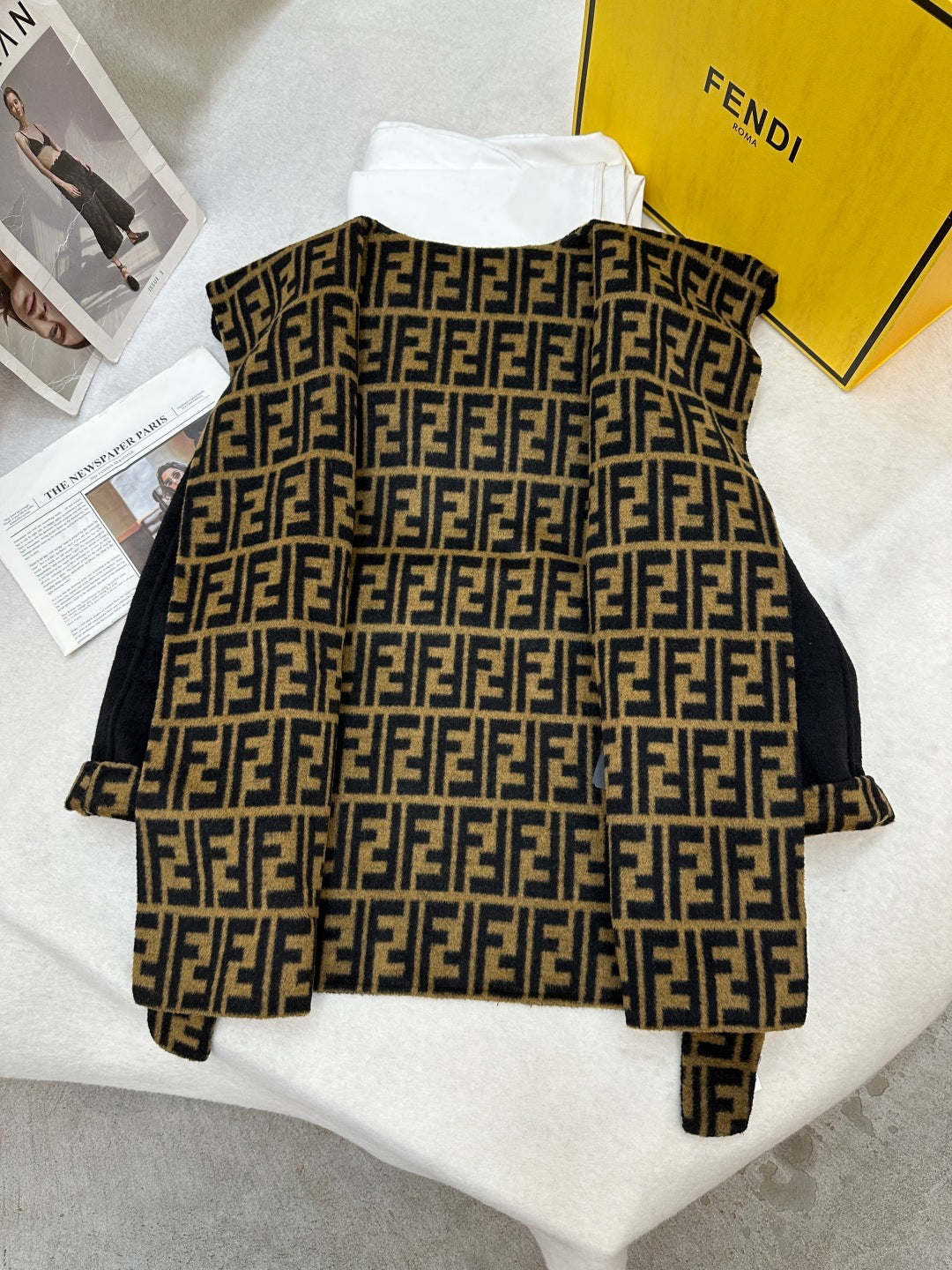 Fendi 25 Jacket Black Wool 0013