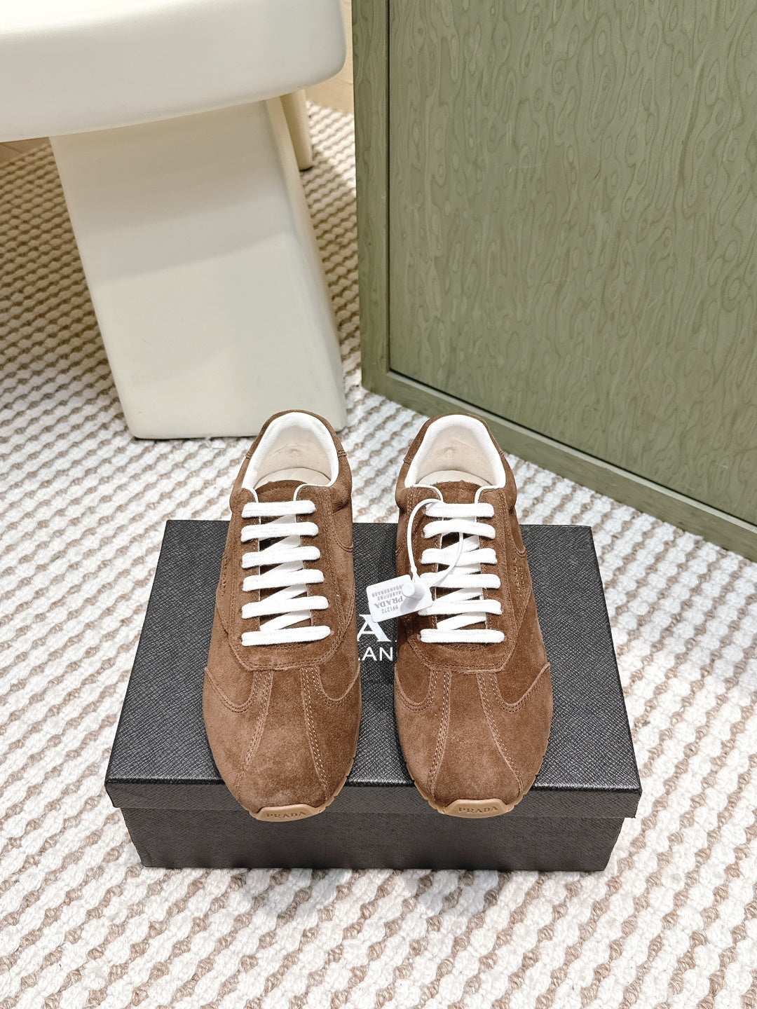 Pra 2025 Sneaker Brown White Suede 556293
