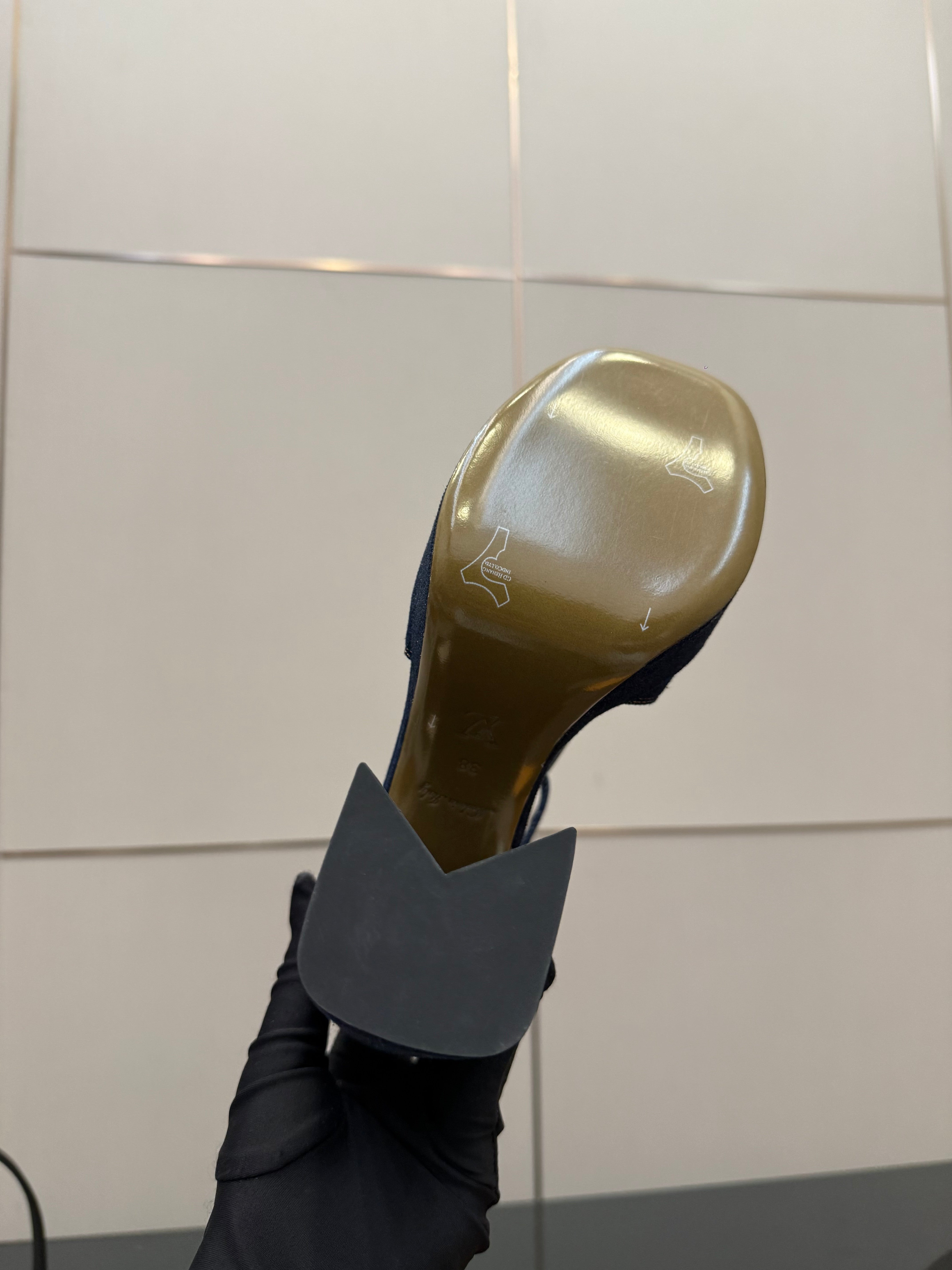 LV 26ss Platform Sandals 110 Blue Denim 629620