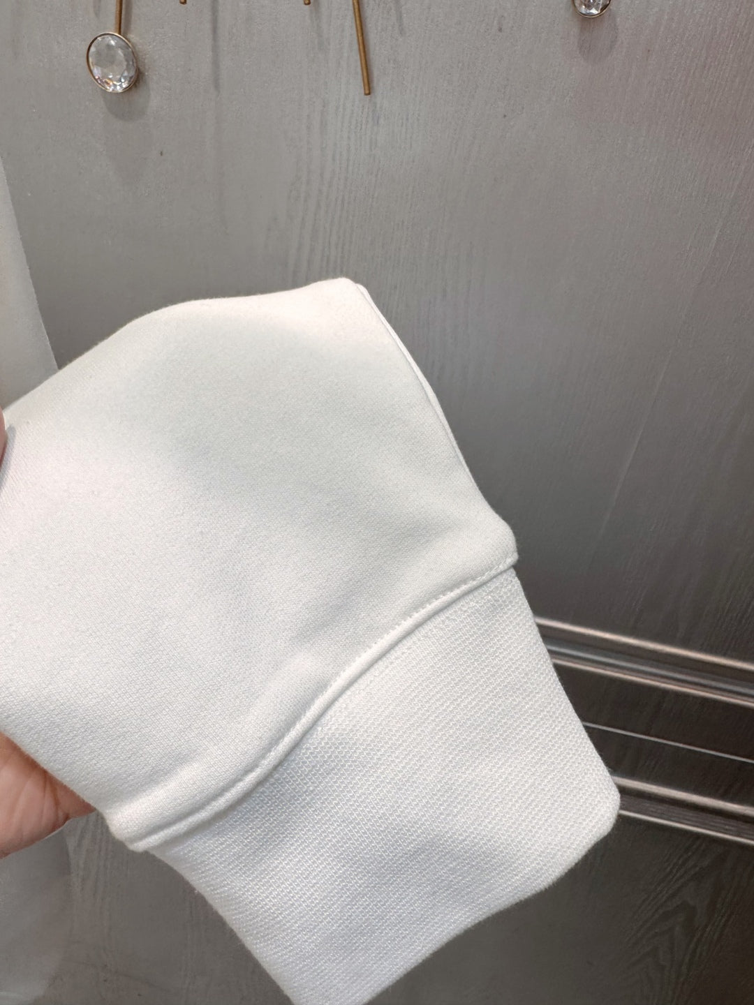 GG 25 Hooded Sweatshirt White Cotton 0021