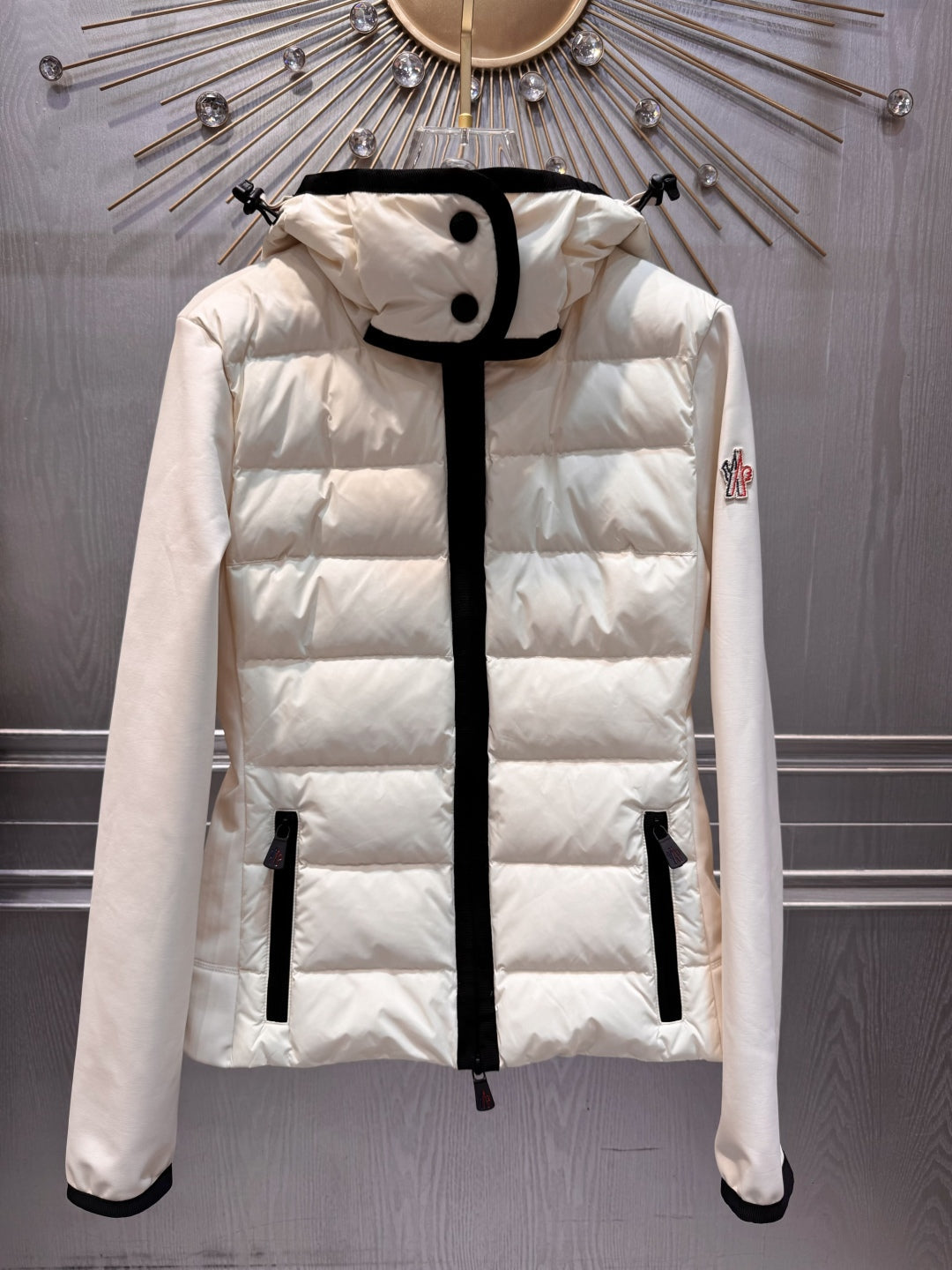 MC 25 Thin Down Jacket White Polyester 0007
