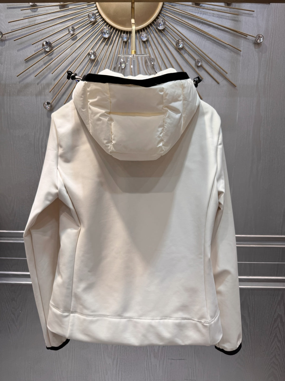 MC 25 Thin Down Jacket White Polyester 0007