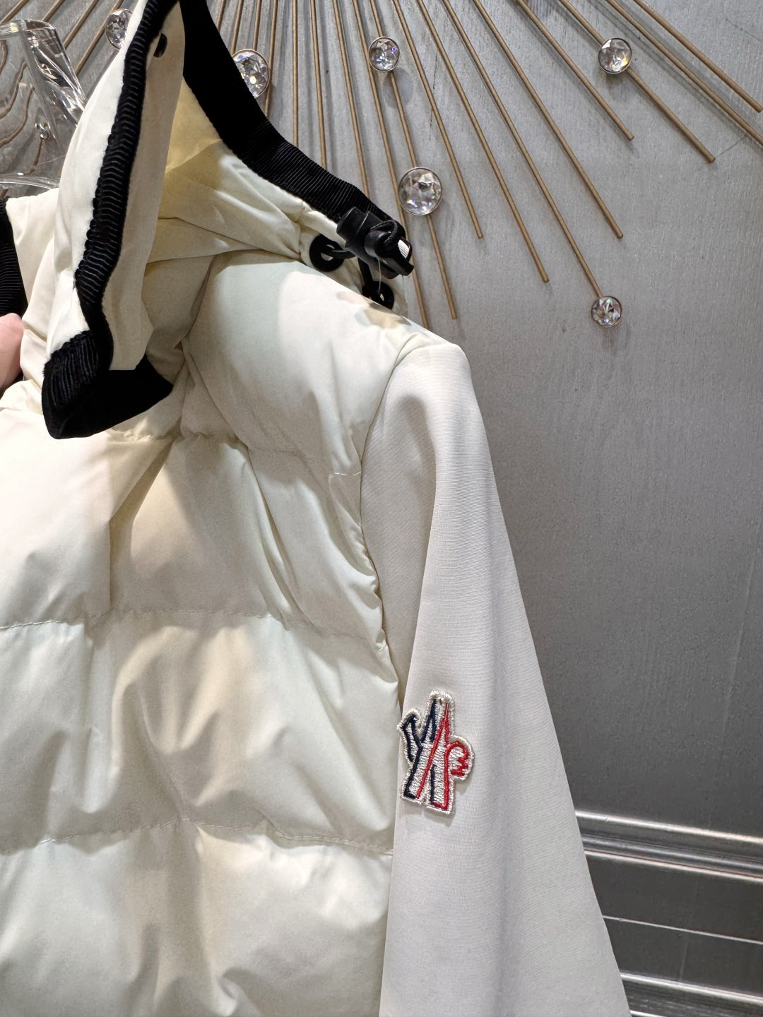 MC 25 Thin Down Jacket White Polyester 0007