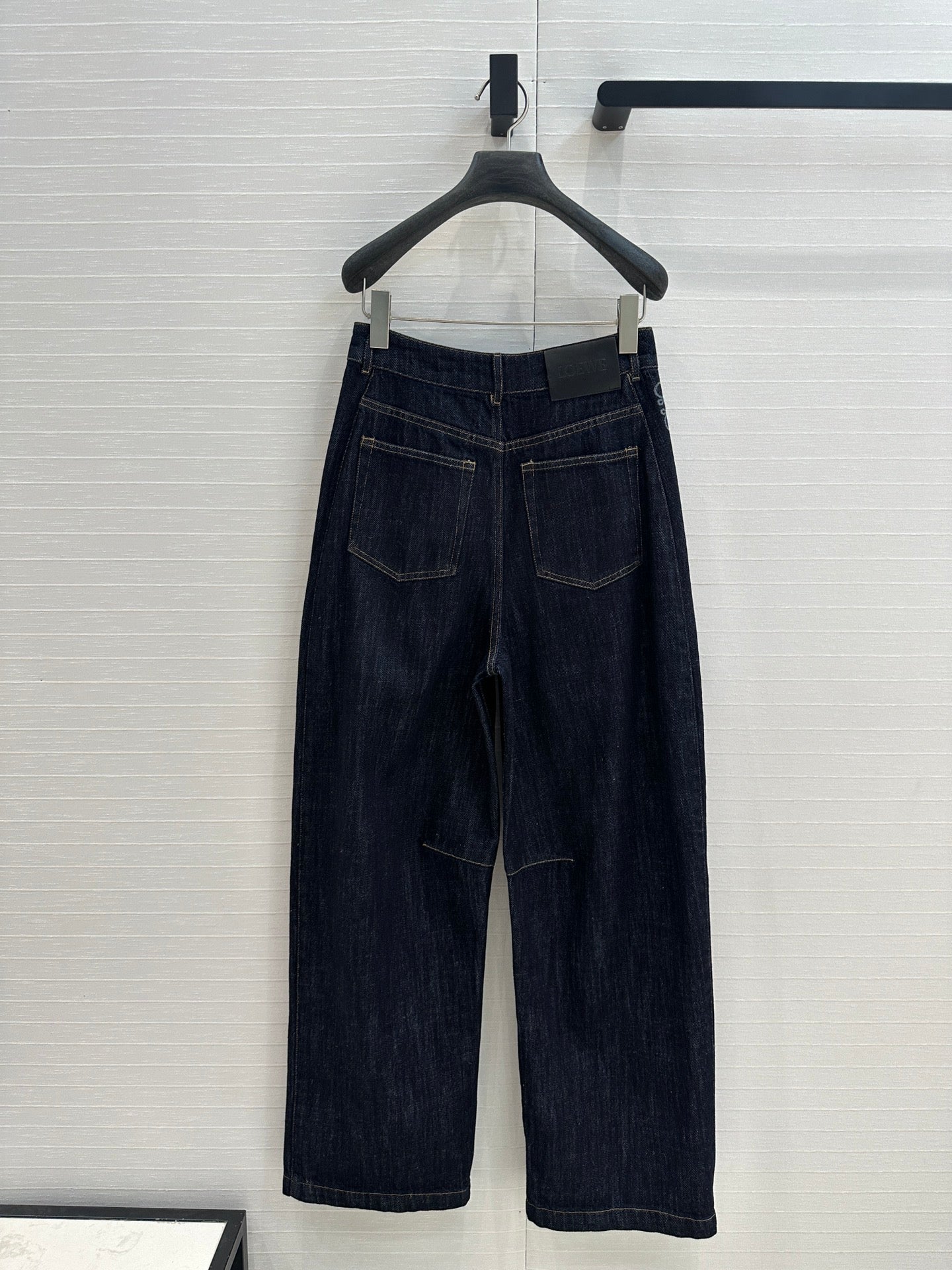 Loewe 25 Sickle Jeans Dark Blue Denim Cotton