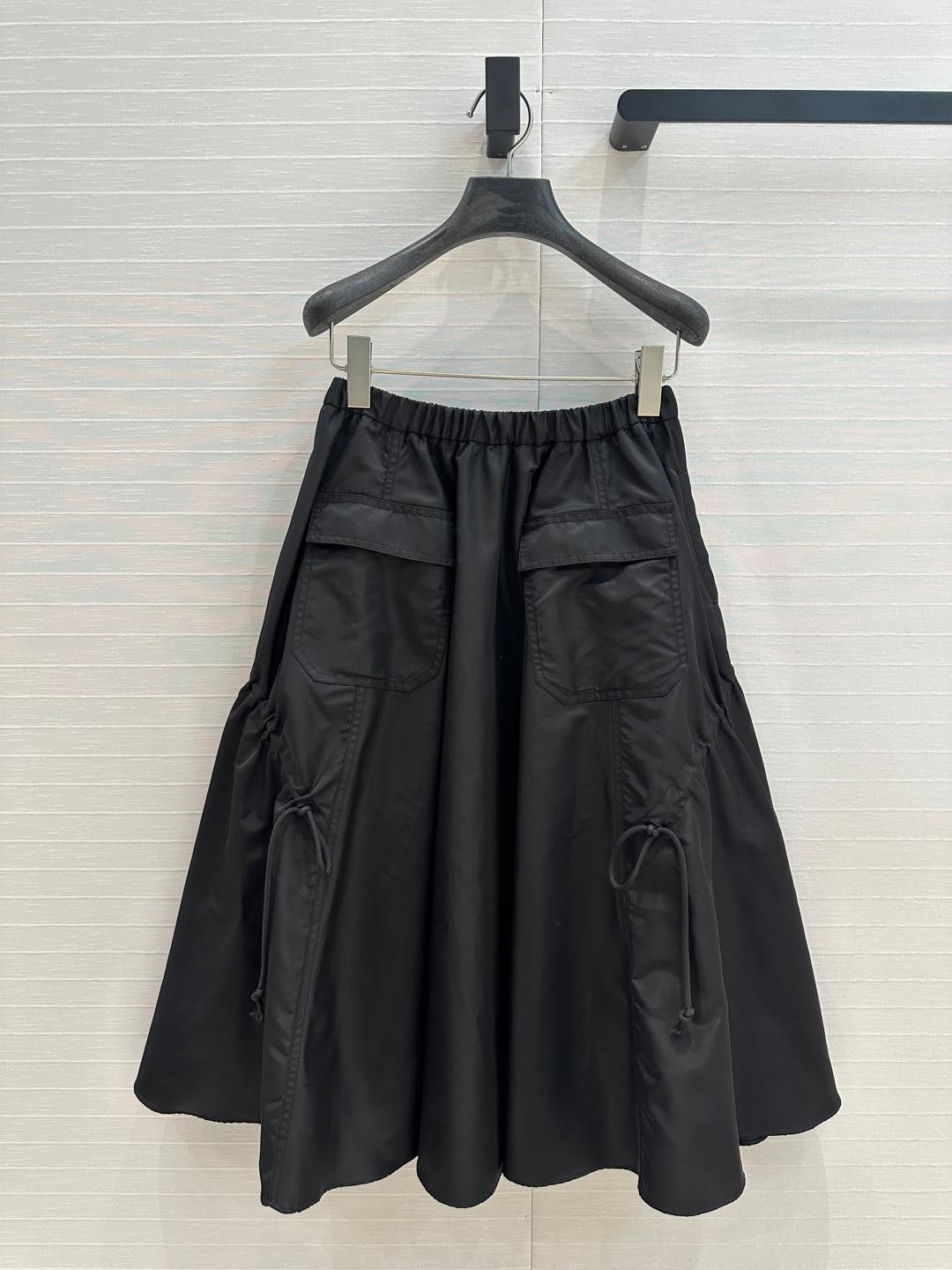 Prada 2025 Long Skirt Black Polyester