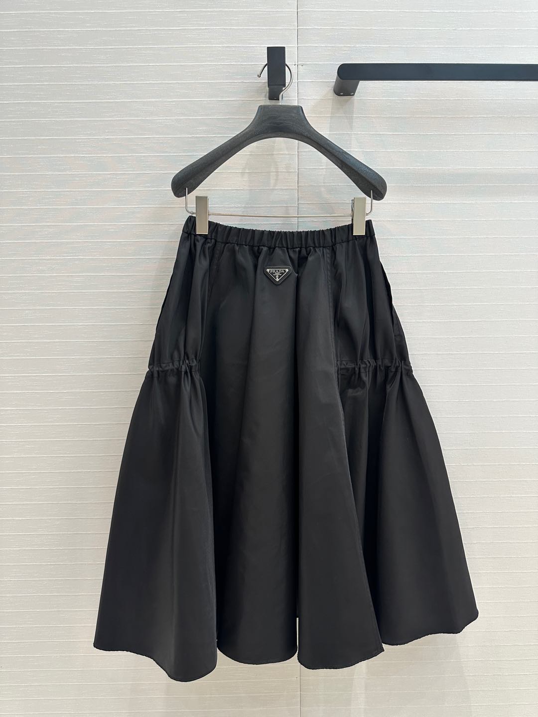 Prada 2025 Long Skirt Black Polyester