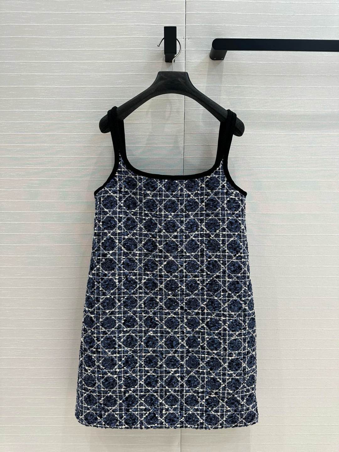 CD 25 Suspender Dress Blue Cotton Silk