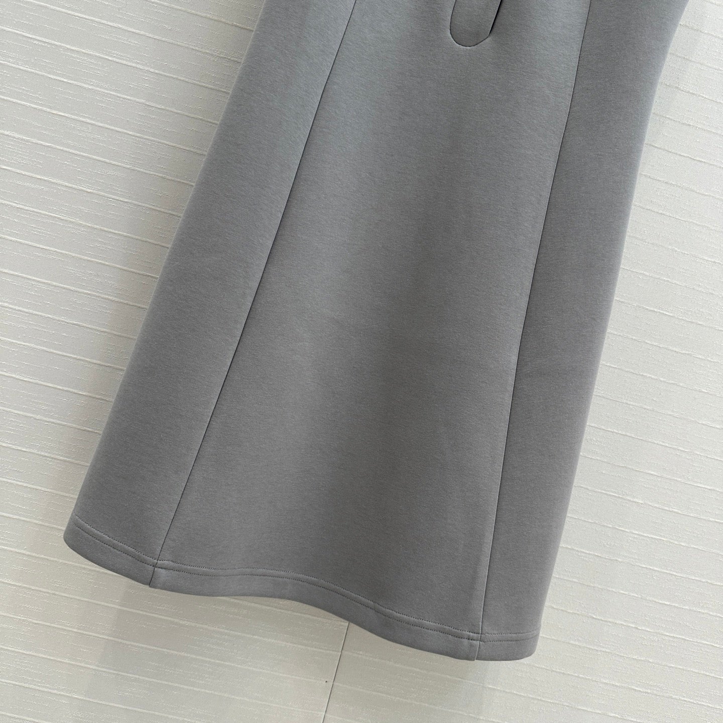 LV 25 Princess Seams Dress Grey Polyester Cotton