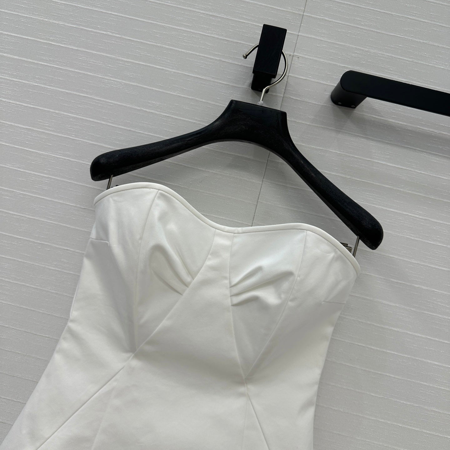 Prada 25 Cat Ear Tube Top Vest White Cotton