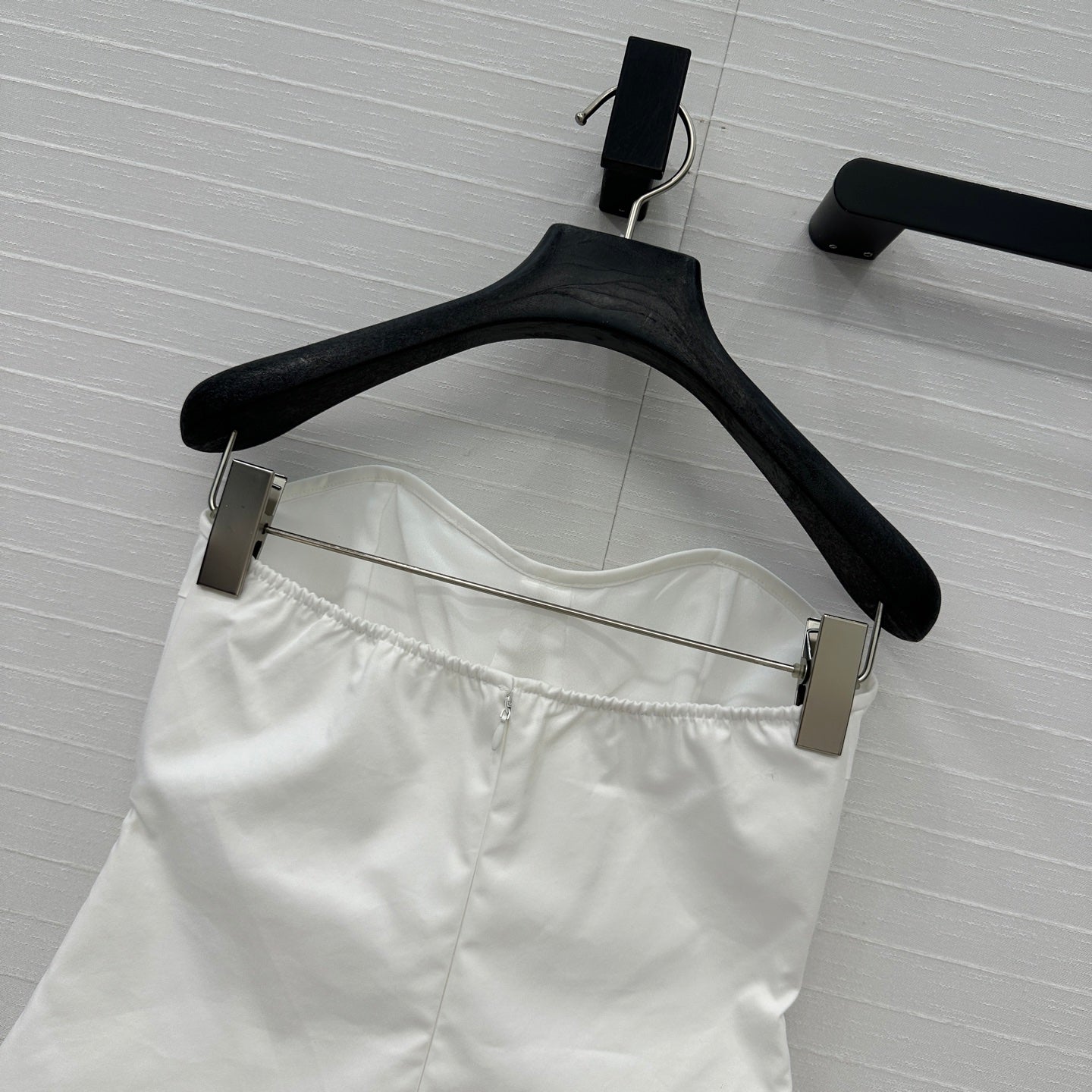 Prada 25 Cat Ear Tube Top Vest White Cotton