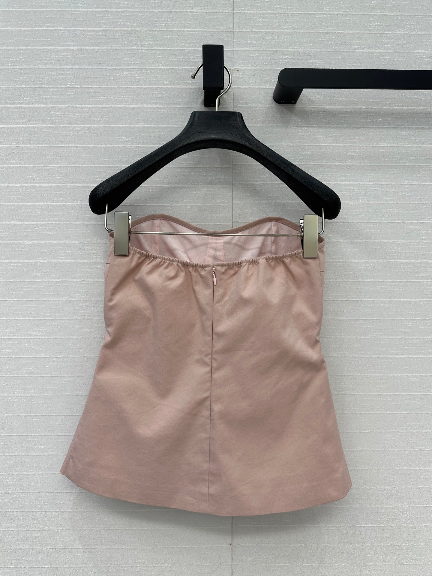 Prada 25 Cat Ear Tube Top Vest Pink Cotton