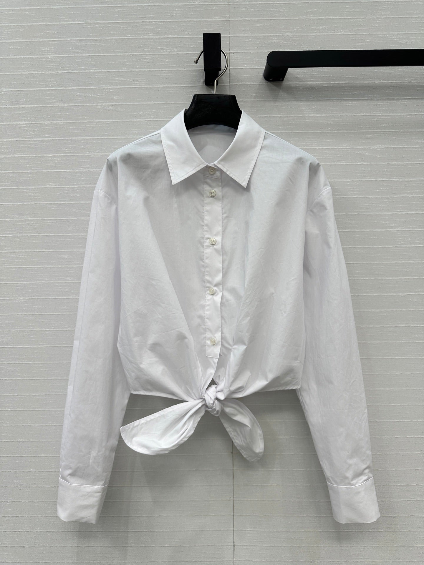 CD 25 Bow Tie Shirt White Cotton