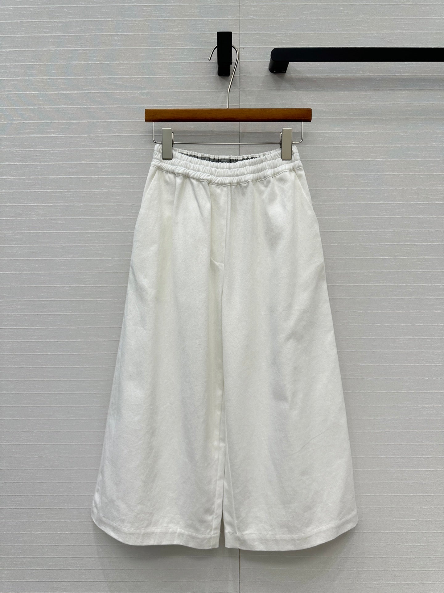 Loewe Wide-leg Pants White Cotton