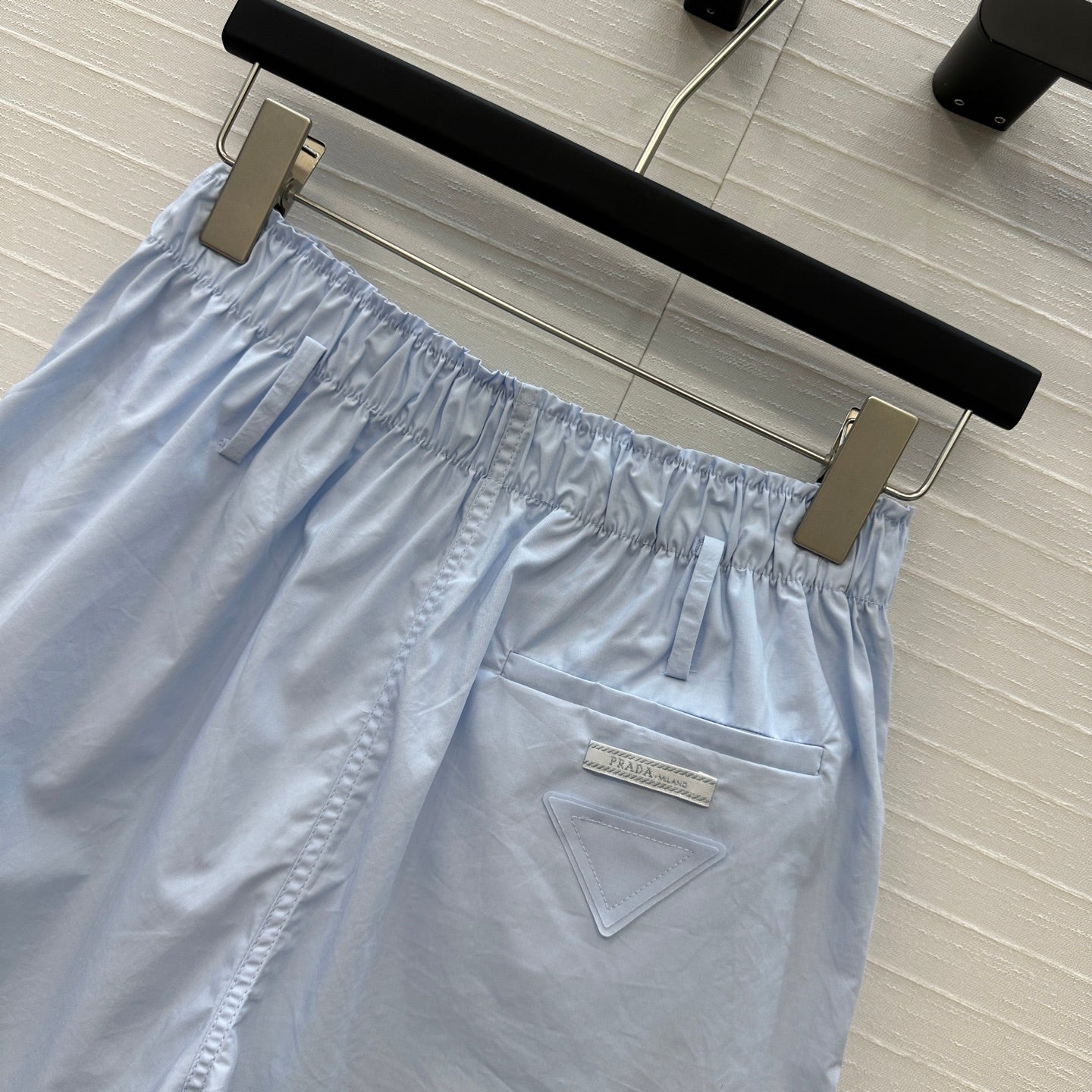 Prada 25 Short Blue Cotton