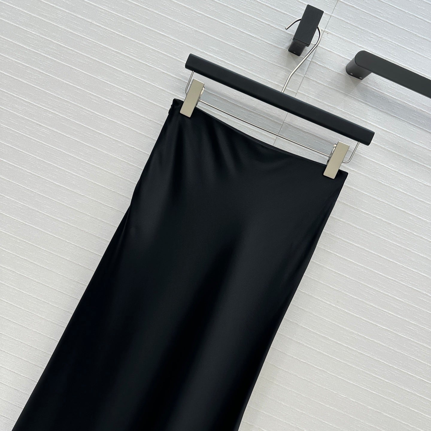 Prada 25 Fishtail Dress Black Acetate Polyester