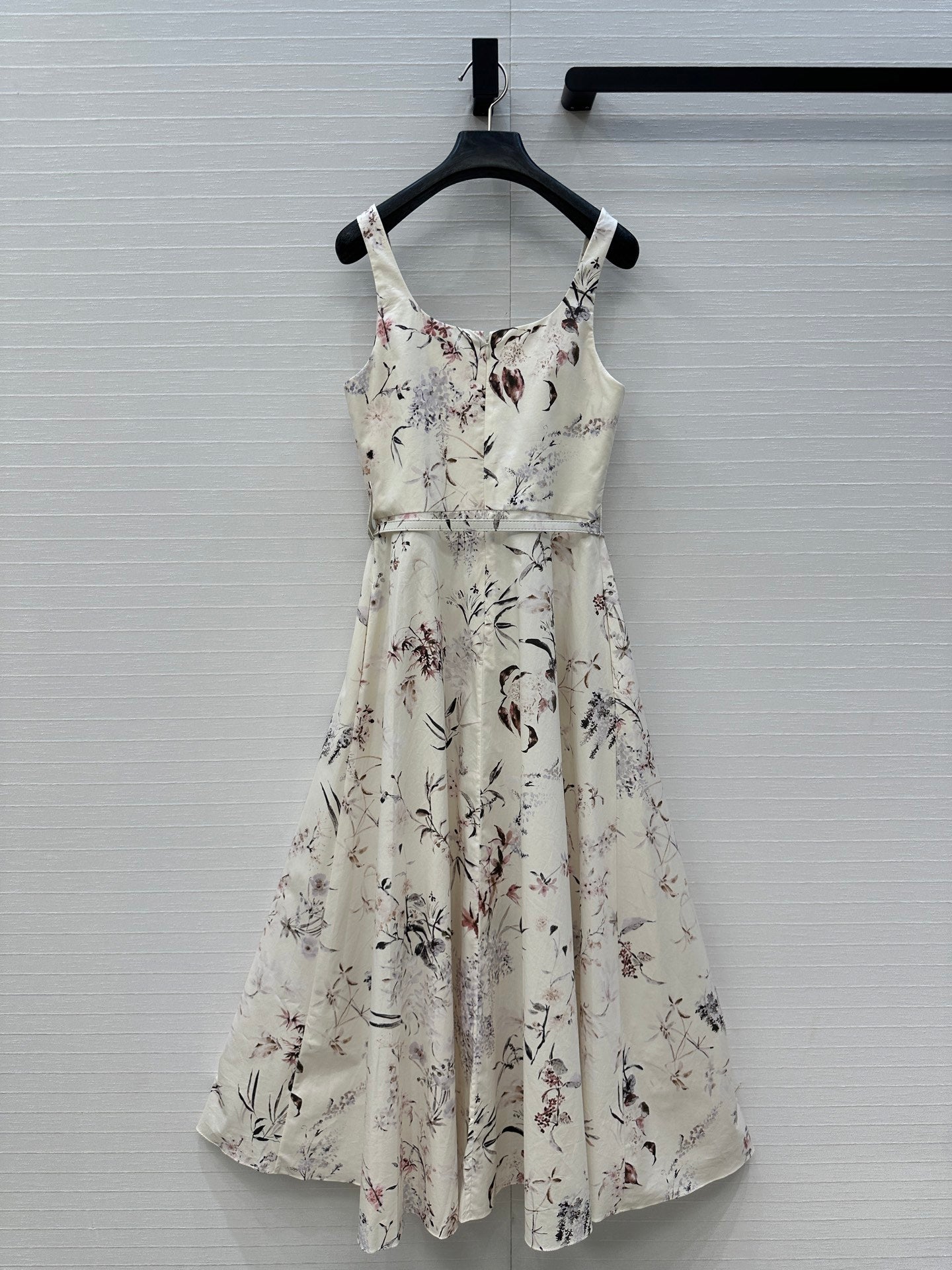 CD 25 Printed Suspender Long Skirt Cotton