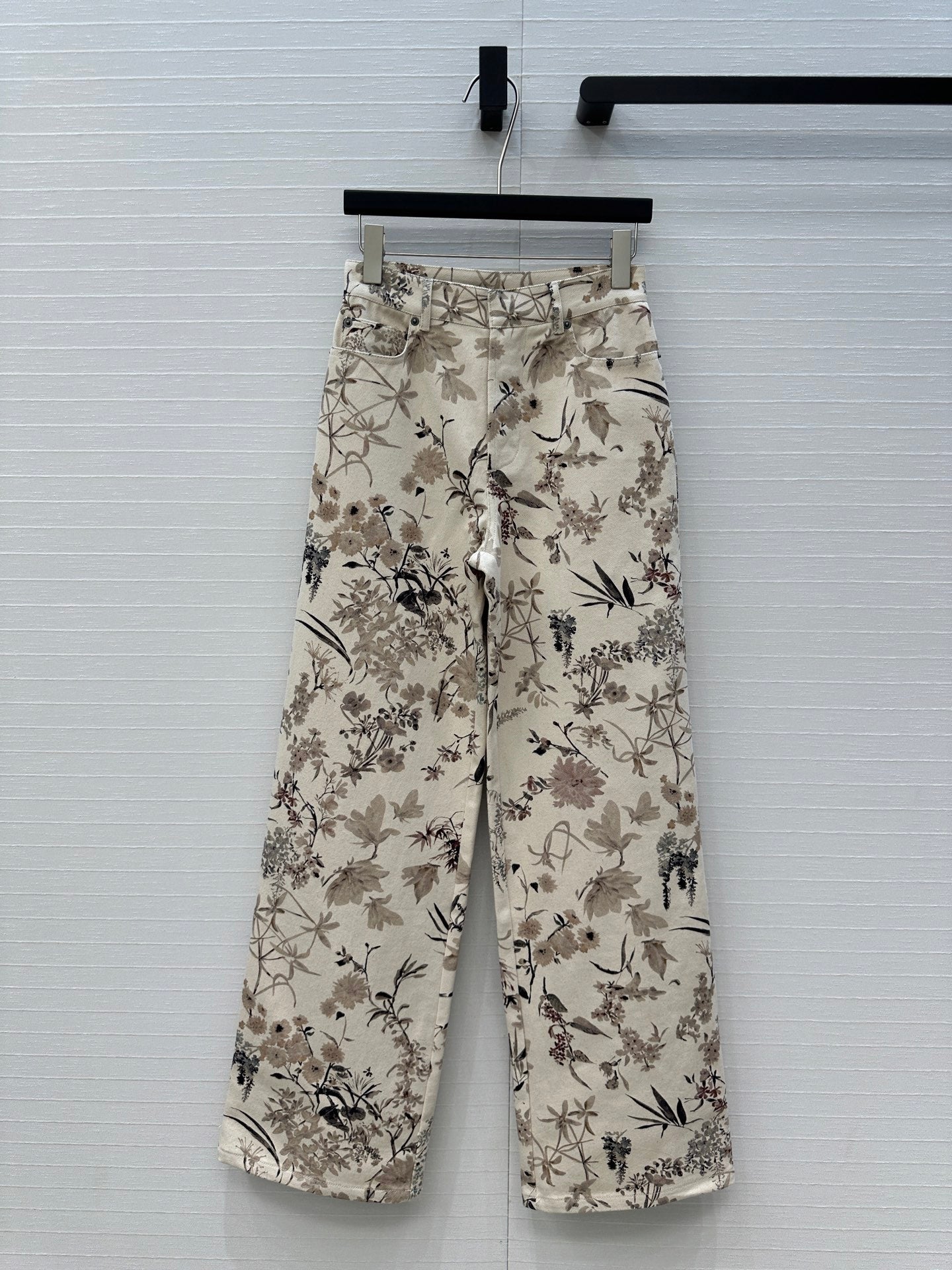 CD 25 Printed Denim Trouser Cotton