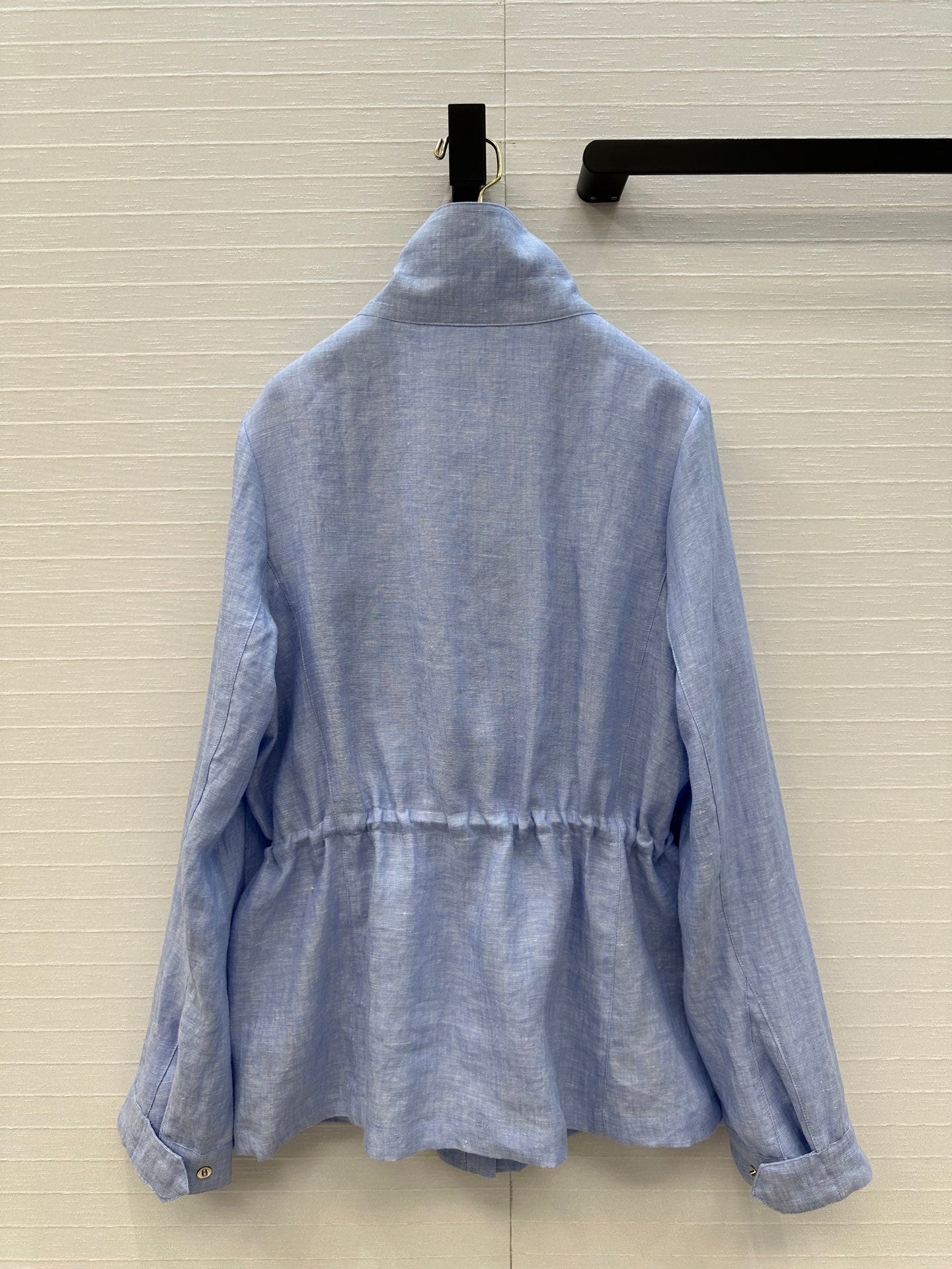 LP 25 Vest Blue Linen Polyester 272161