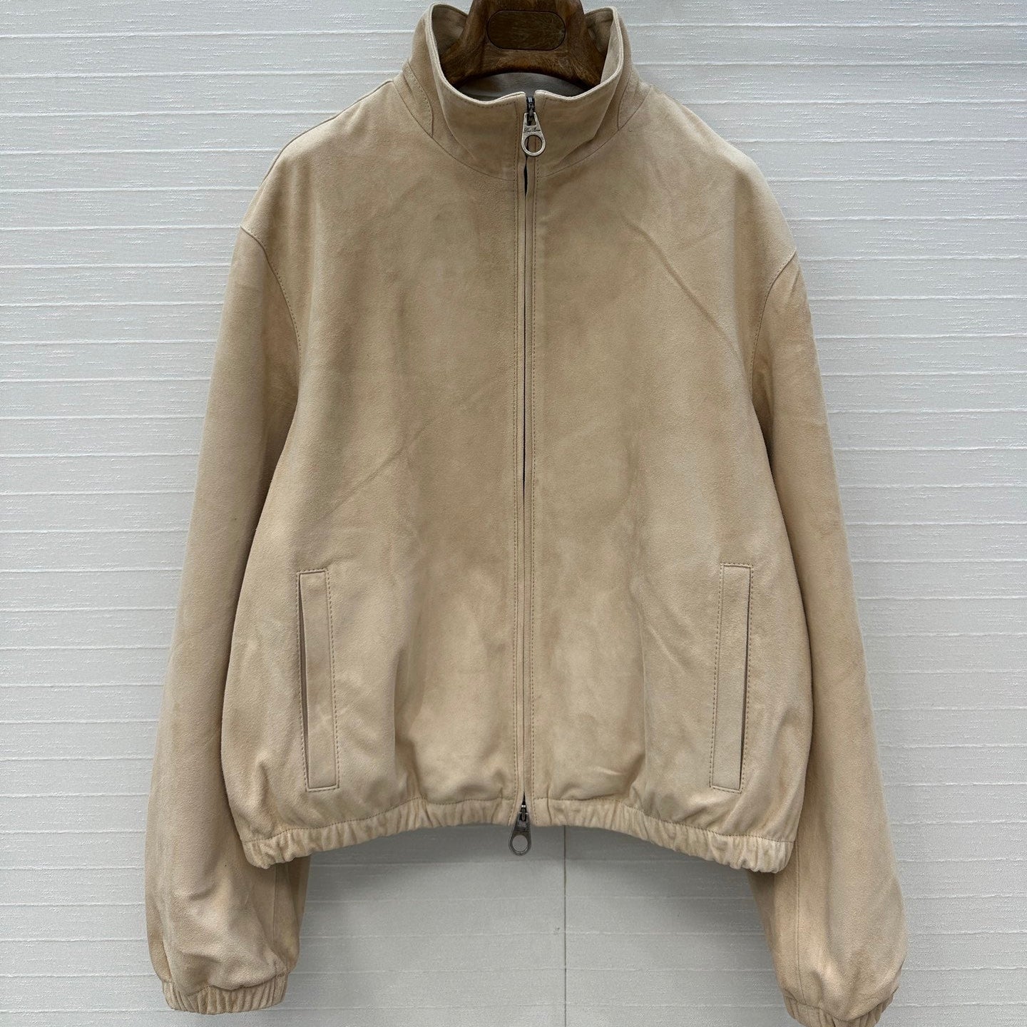 LP 25 Bomber Jacket Beige Suede 273463