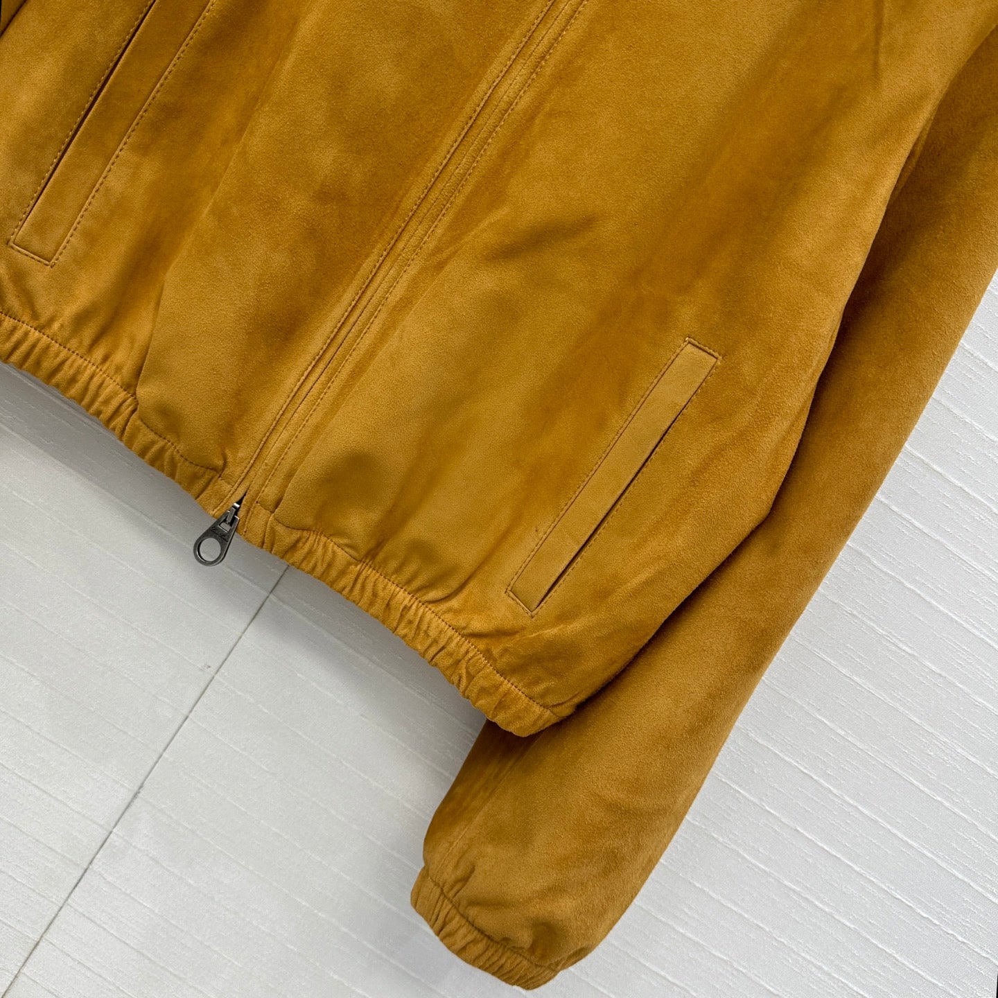 LP 25 Bomber Jacket Camel Suede 273465