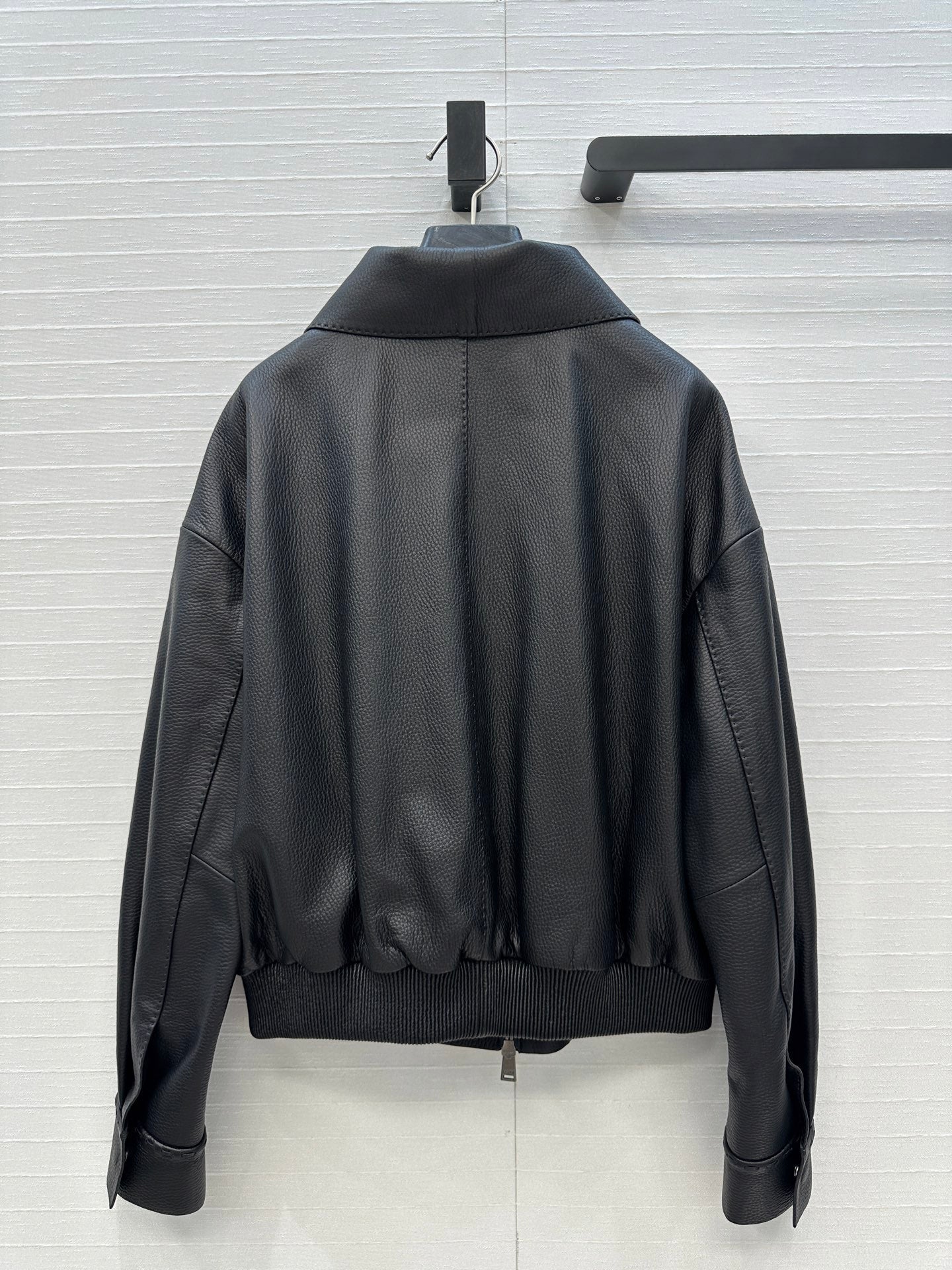 Fendi 25 Leather Jacket Black 0021