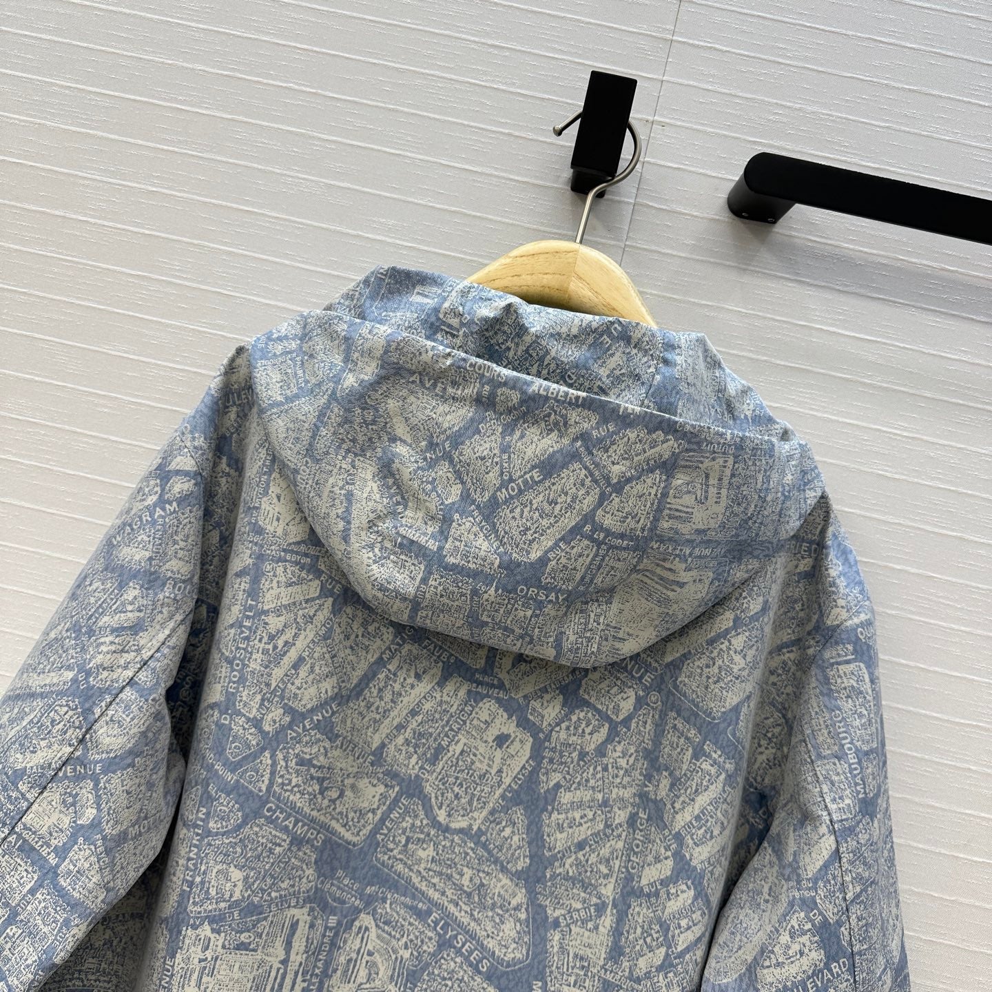 CD 25 hooded Jacket Blue Cotton