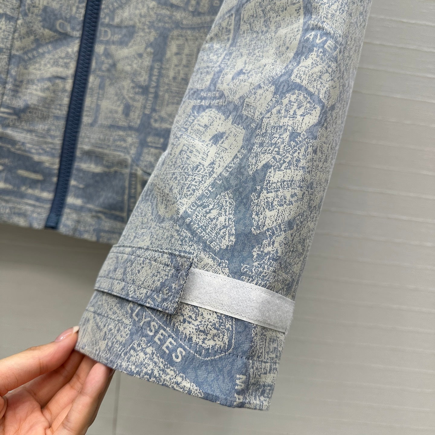 CD 25 hooded Jacket Blue Cotton