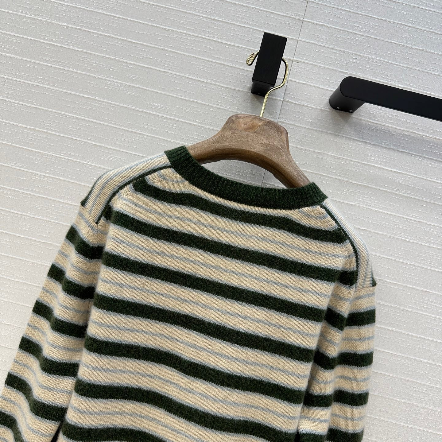 LP 25 Cardigan Green and Beige Cashmere 294281