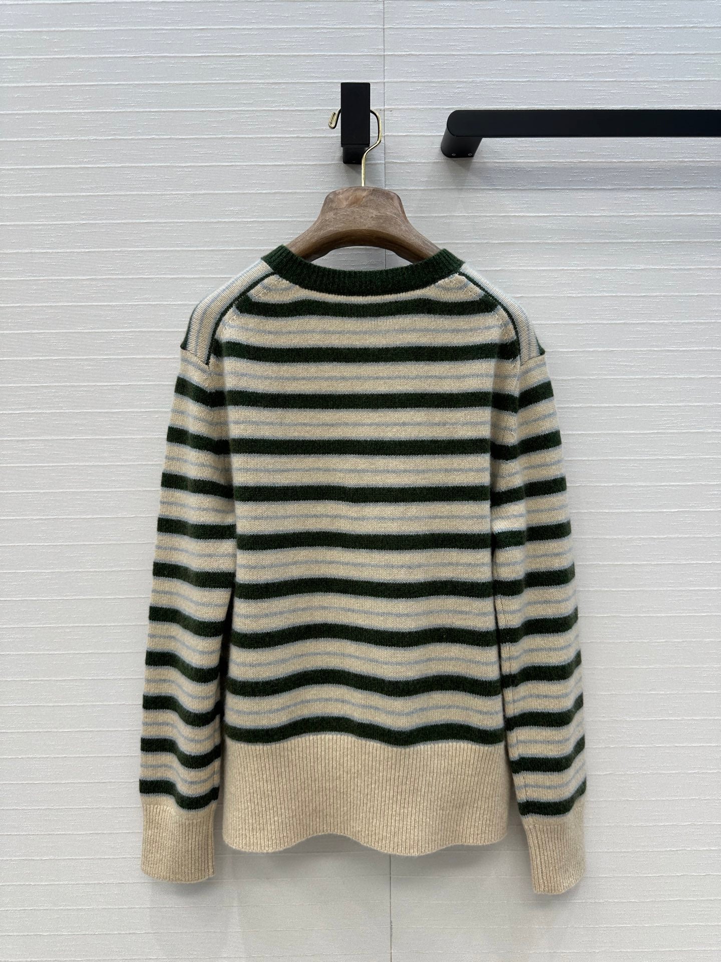 LP 25 Cardigan Green and Beige Cashmere 294281