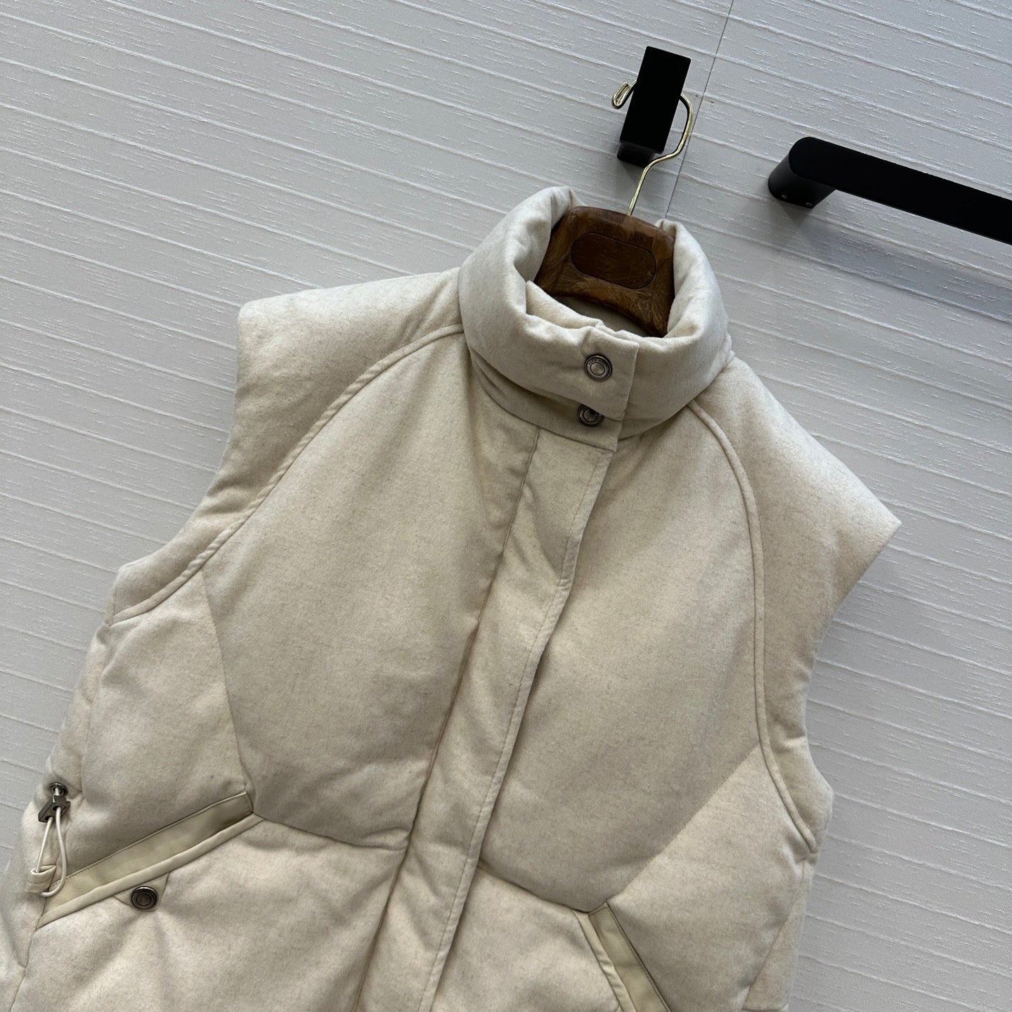 LP 25 Down Vest Ivory Wool Polyester 304335