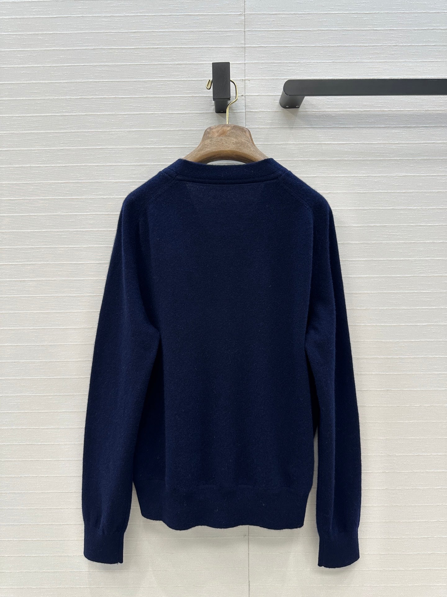 LP 25 V-neck Cardigan Blue Mix Colors Cashmere 310128