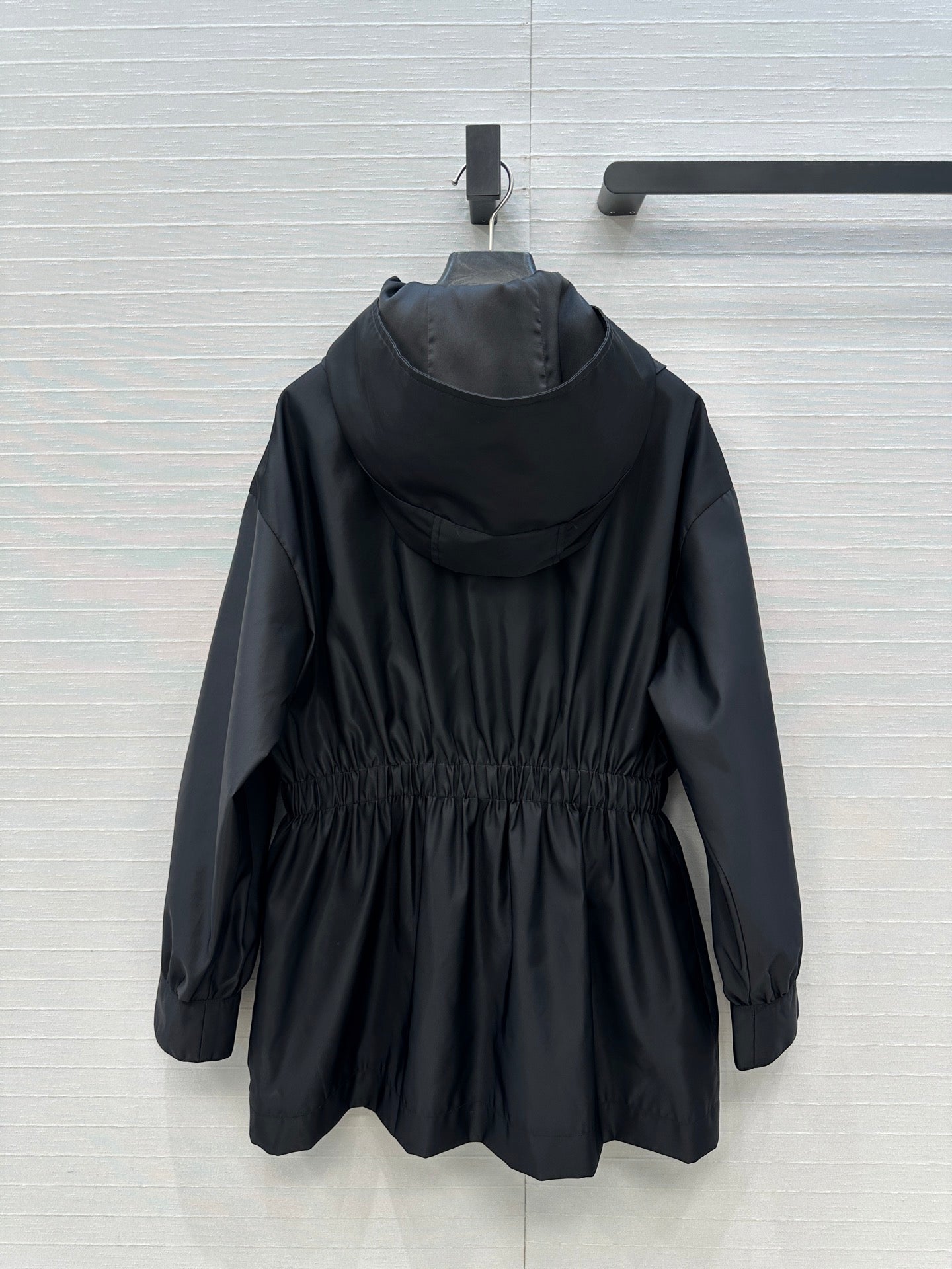 Chanel 2025 Jacket With Ruffled Trim Black Polyester 318670