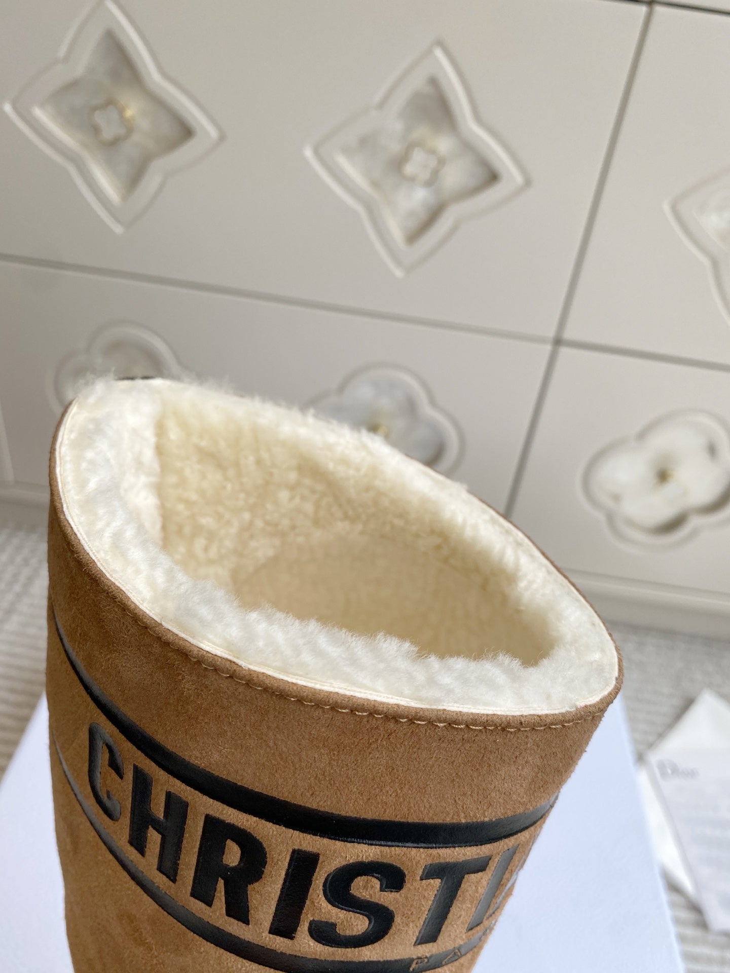 Dior 2025 Boot Black mix Brown Suede Cowhide 501185